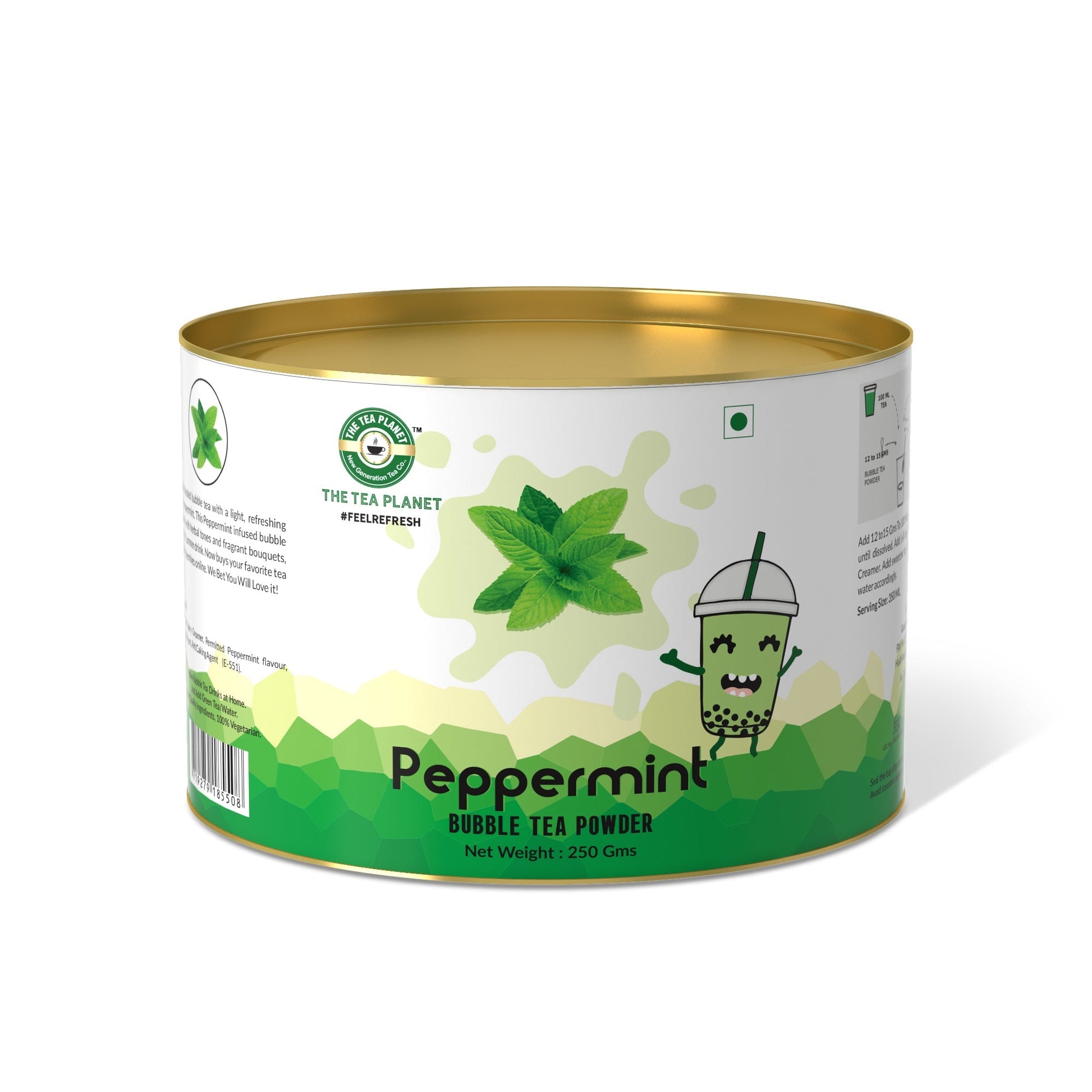 The Tea Planet Peppermint Bubble Tea Premix