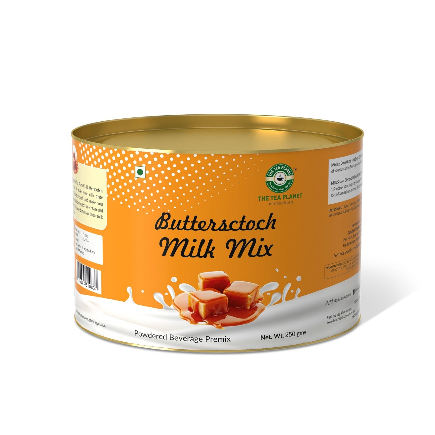 The Tea Planet Milk Mix Buttersctoch Flavor