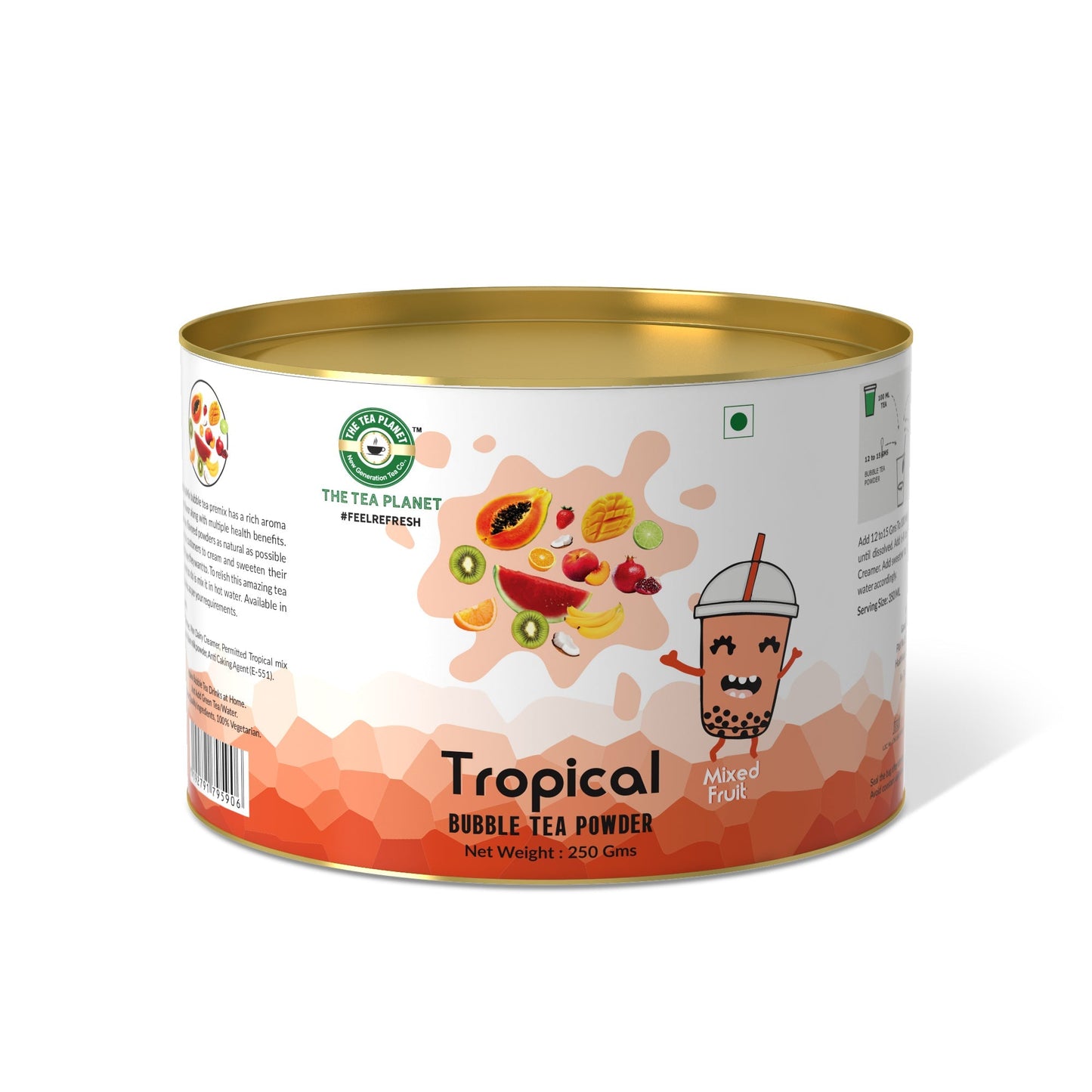 The Tea Planet Tropical Mix Bubble Tea Premix