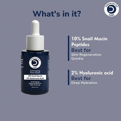 Dermistry Anti-Aging Face Serum for Youthful, Radiant Glowing Skin