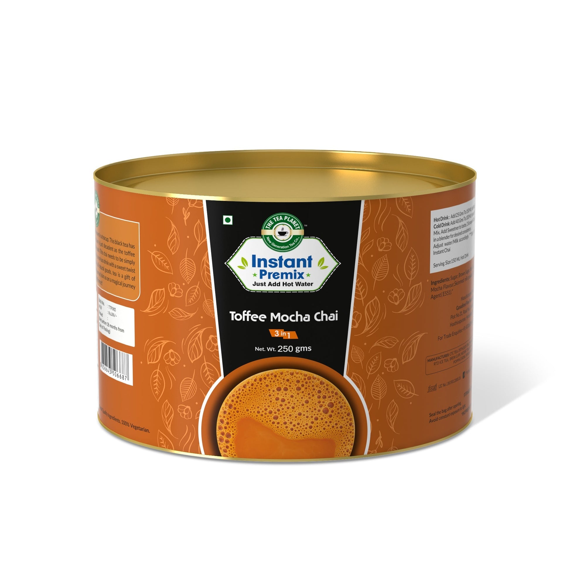 The Tea Planet Toffee Mocha Chai Premix (3 in 1)