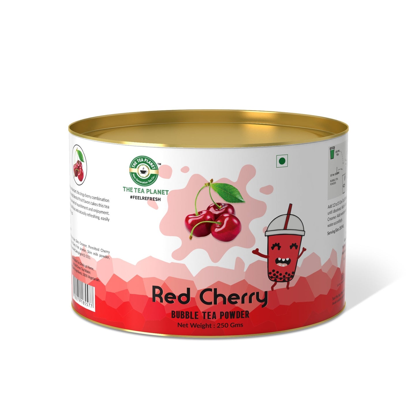 The Tea Planet Cherry Bubble Tea Premix