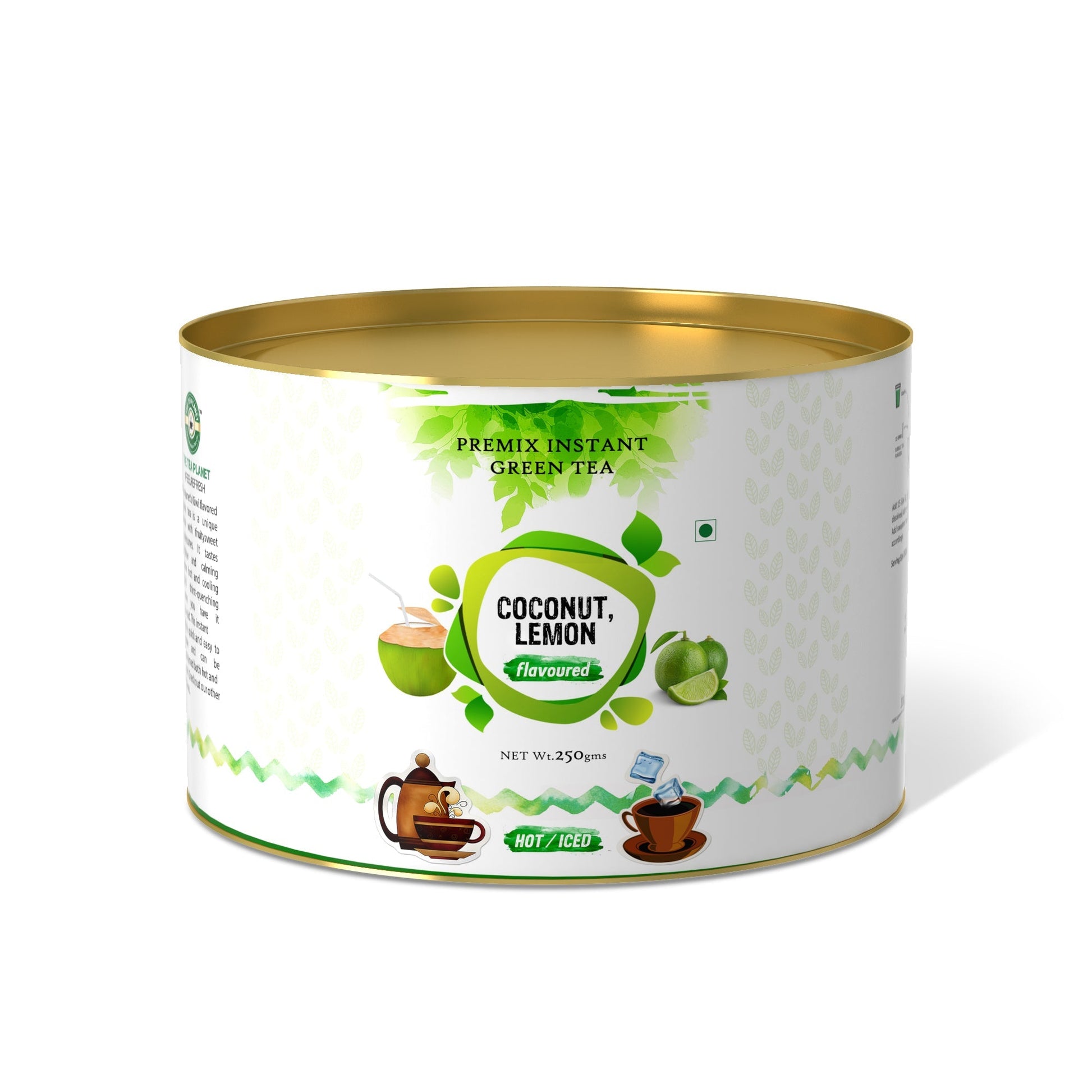 The Tea Planet Coconut Lemon Flavoured Instant Green Tea