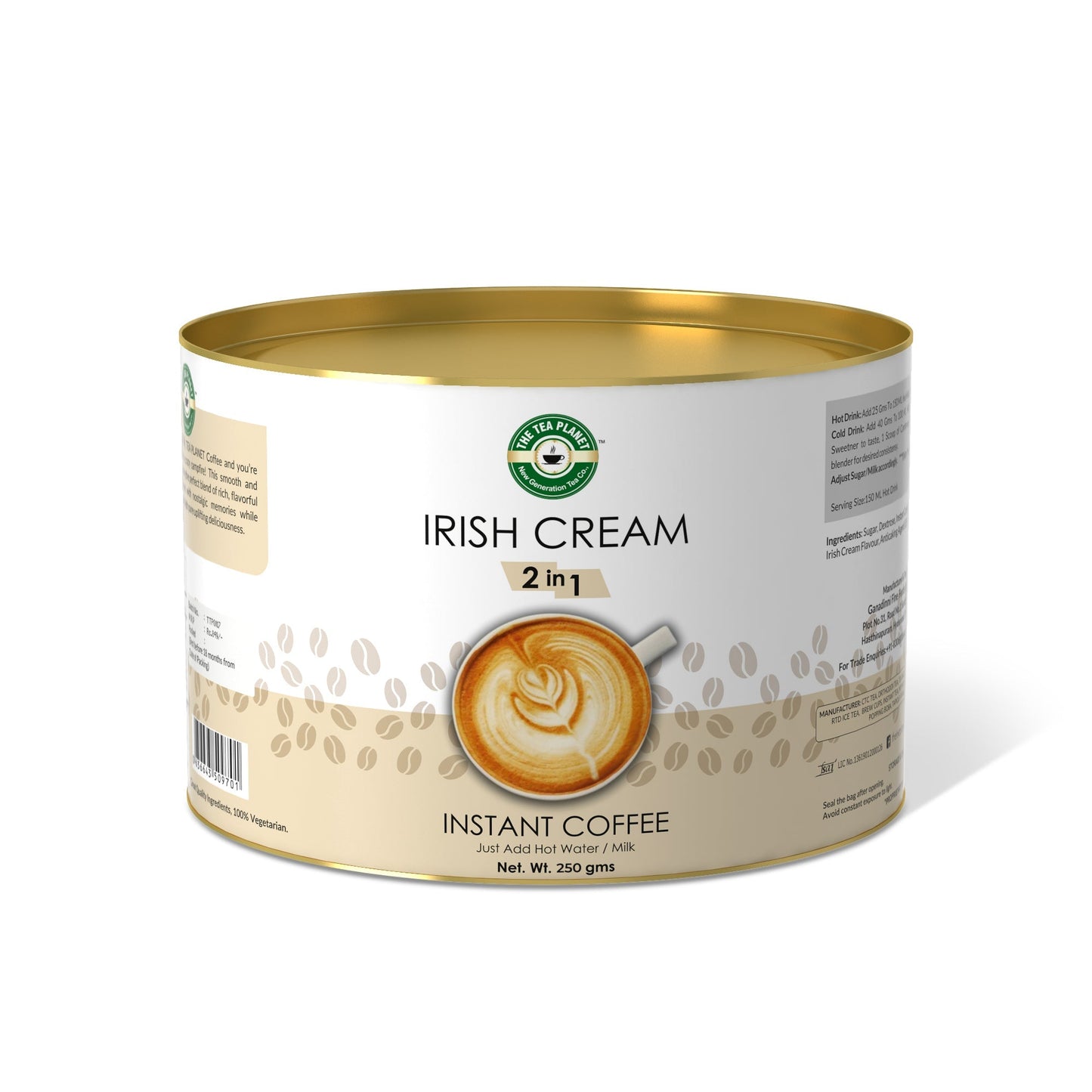 The Tea Planet Irish Cream Instant Coffee Premix (2 in 1)