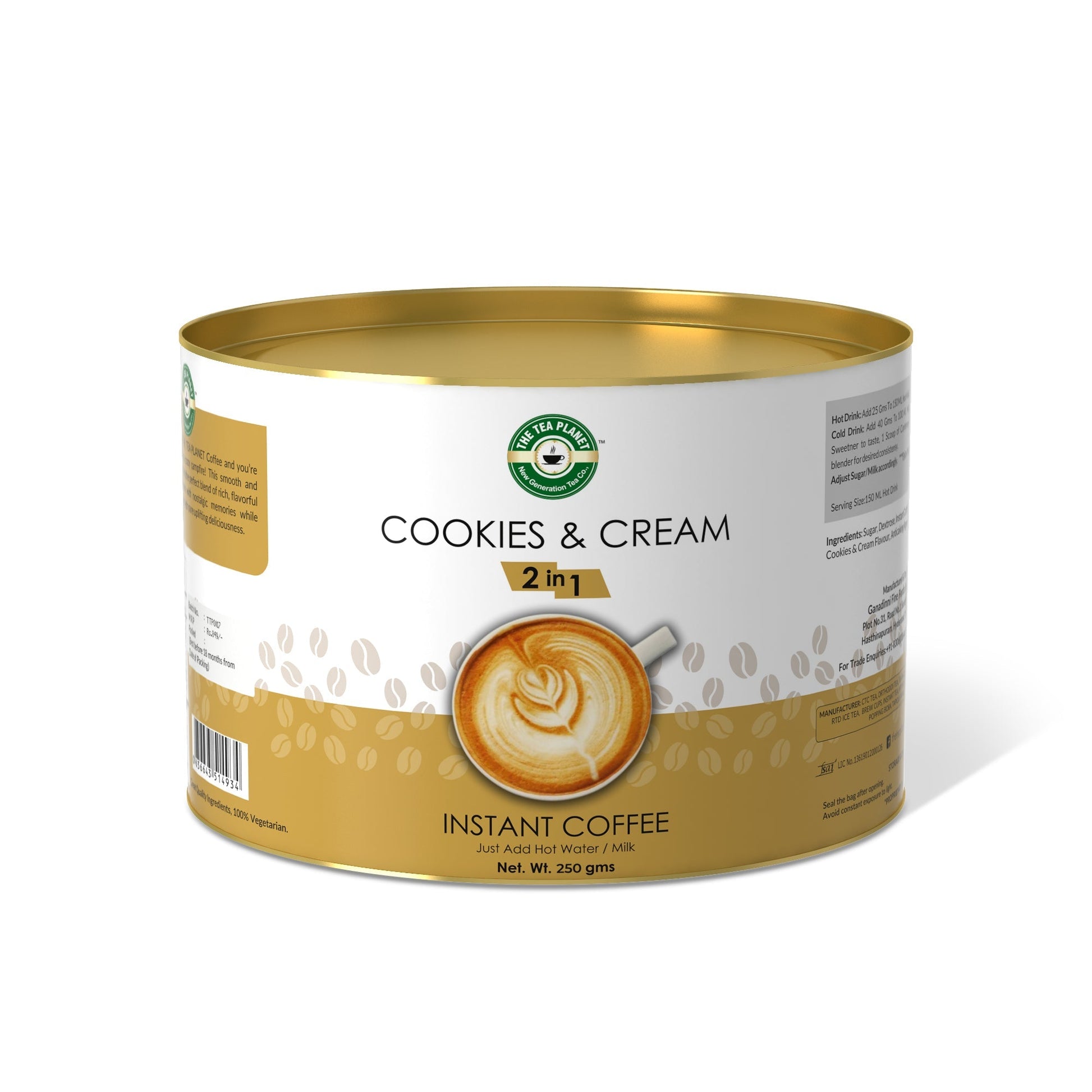 The Tea Planet Cookies & Cream Coffee Premix (2 in 1)