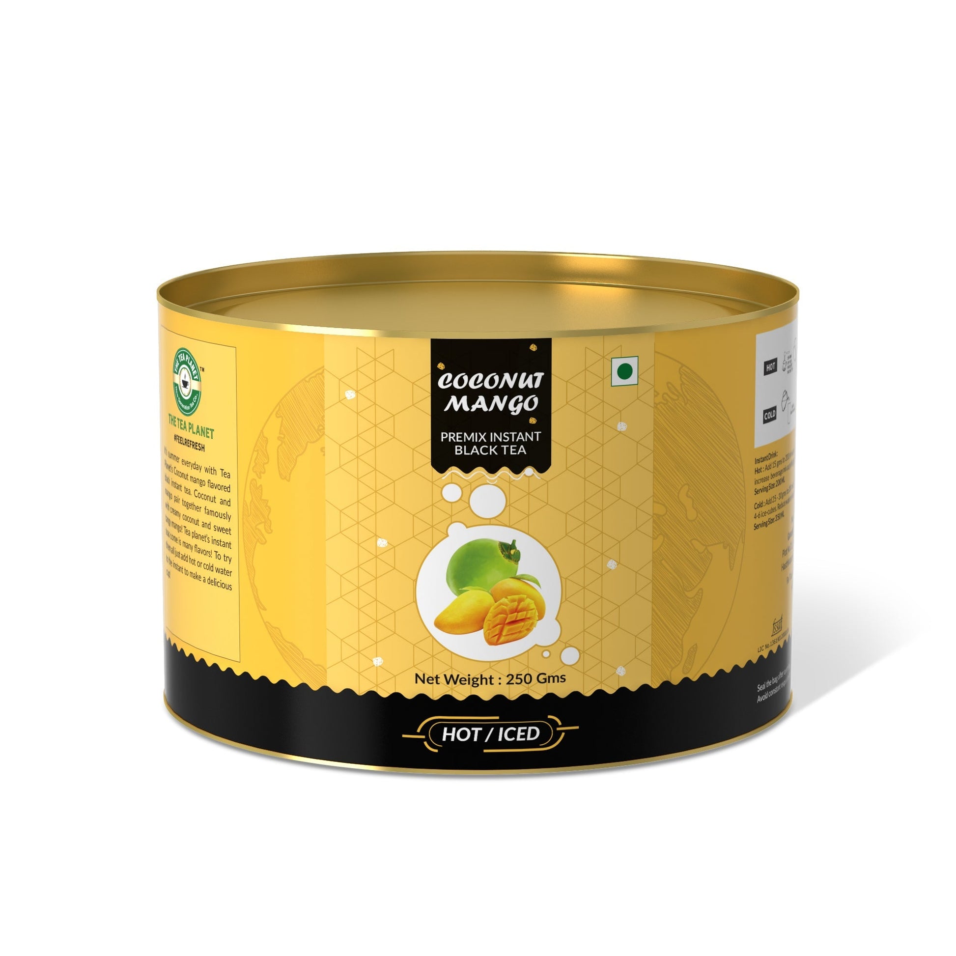 The Tea Planet Coconut Mango Flavoured Instant Black Tea