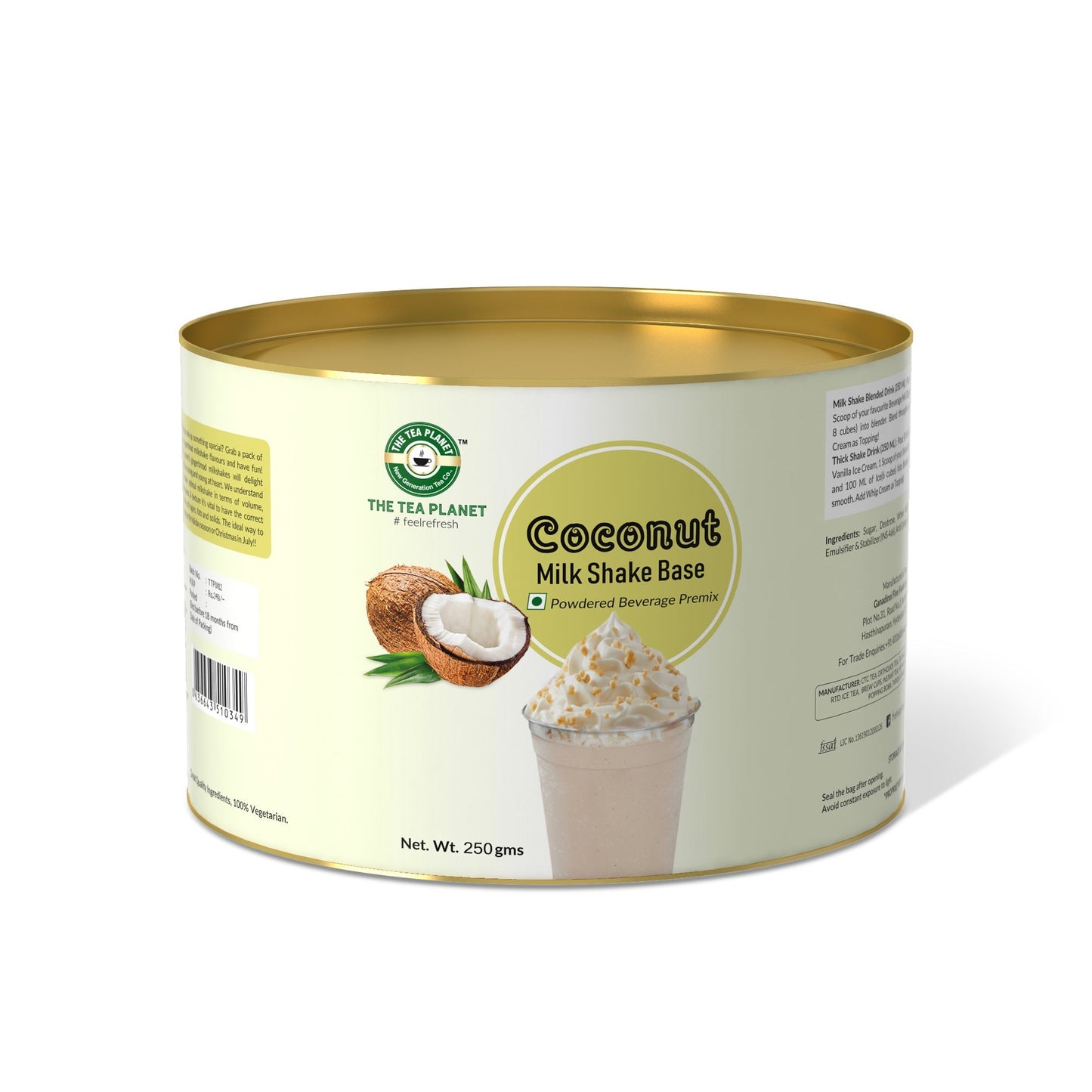 The Tea Planet Milkshake Mix Coconut