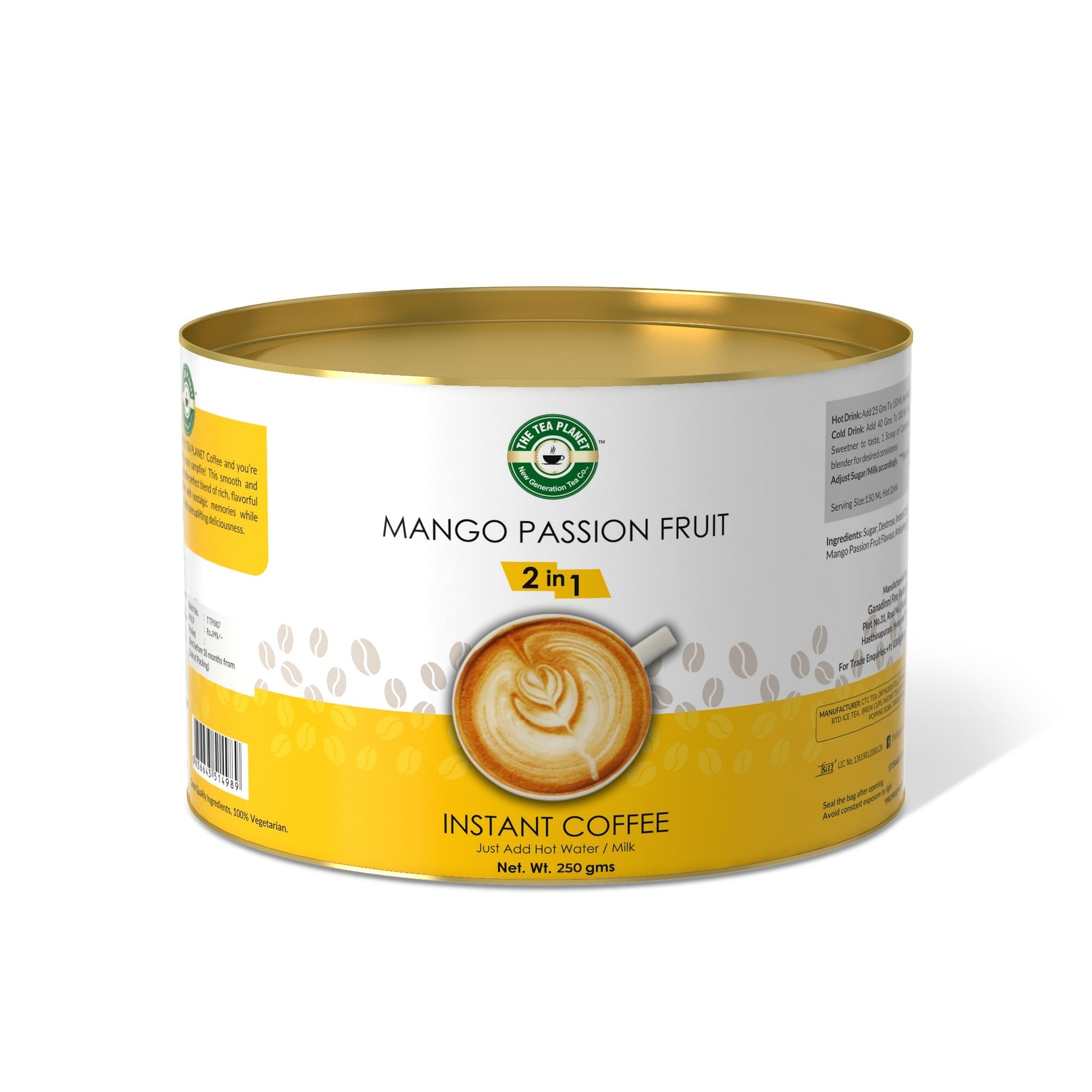 The Tea Planet Mango Passion Fruit Coffee Premix (2 in 1)