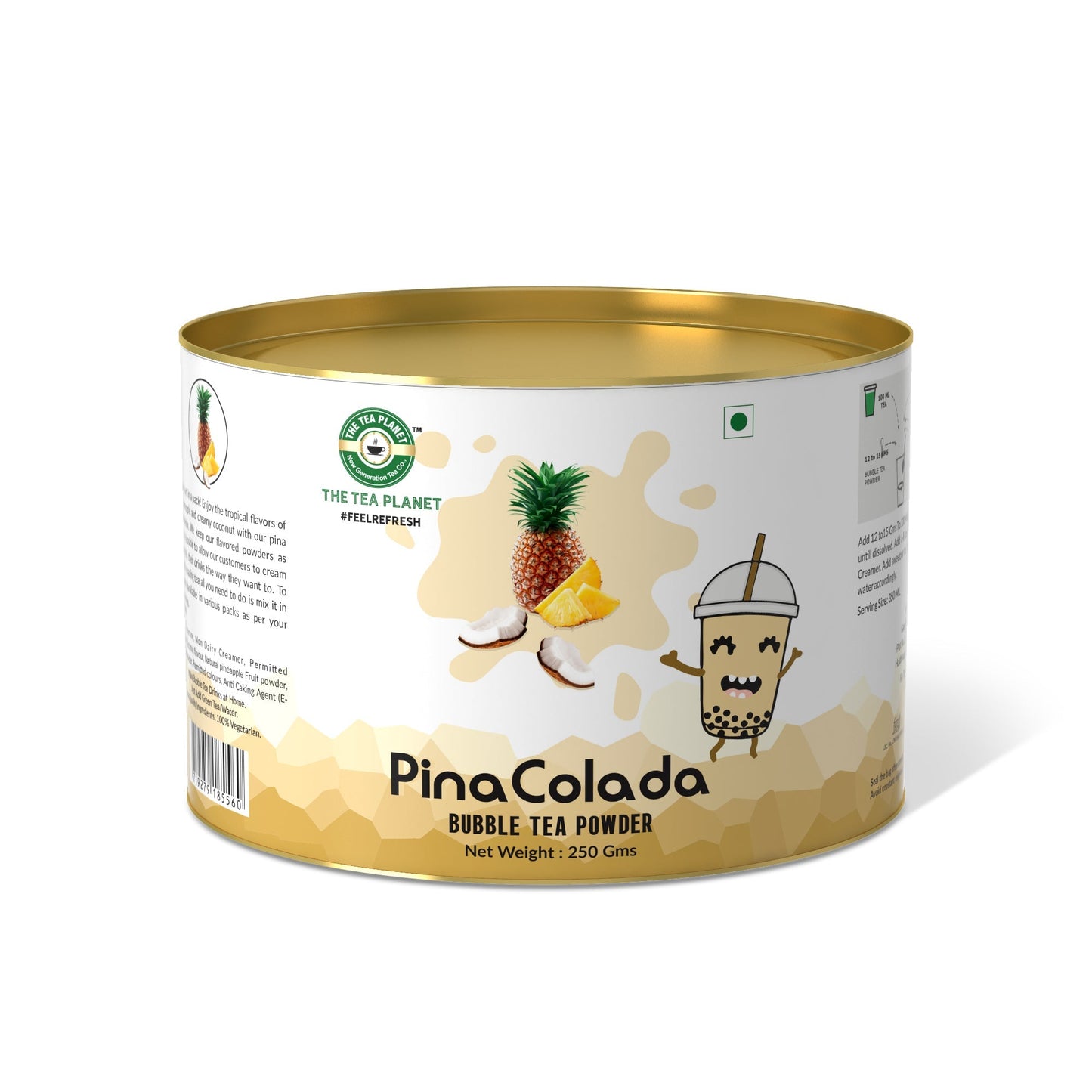 The Tea Planet Pina Colada Bubble Tea Premix