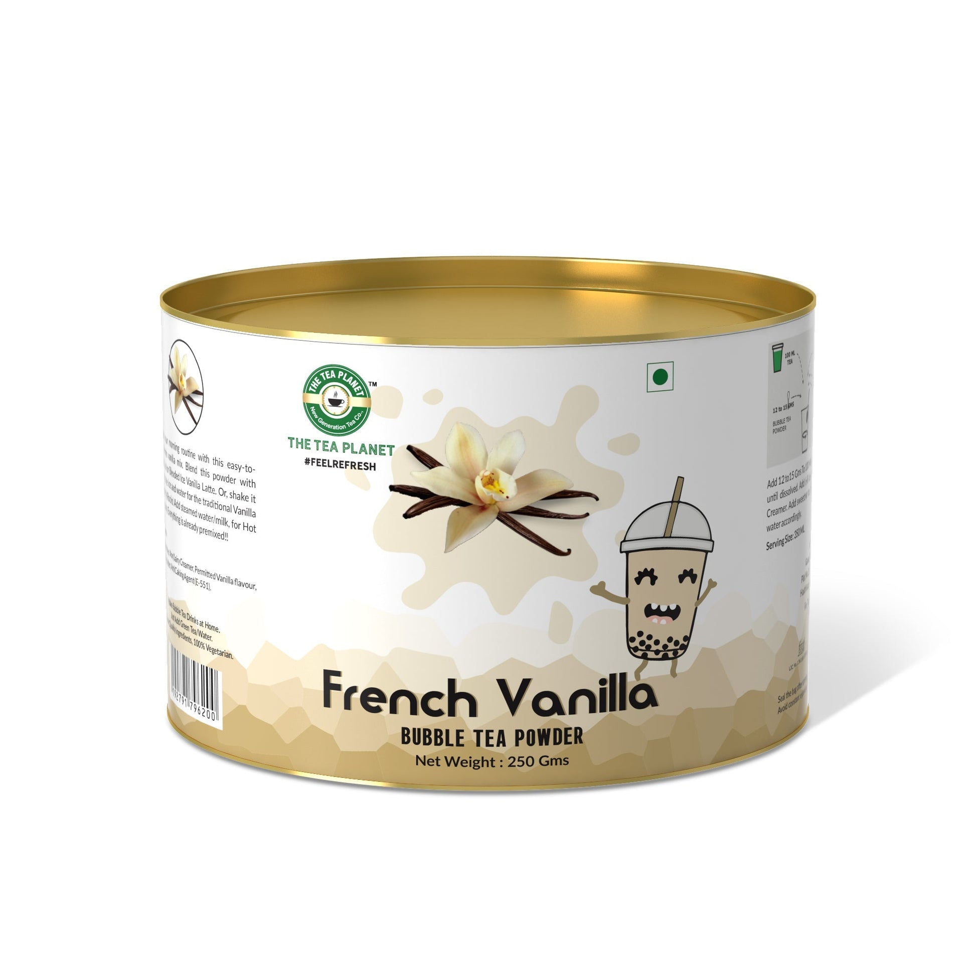 The Tea Planet French Vanilla Bubble Tea Premix