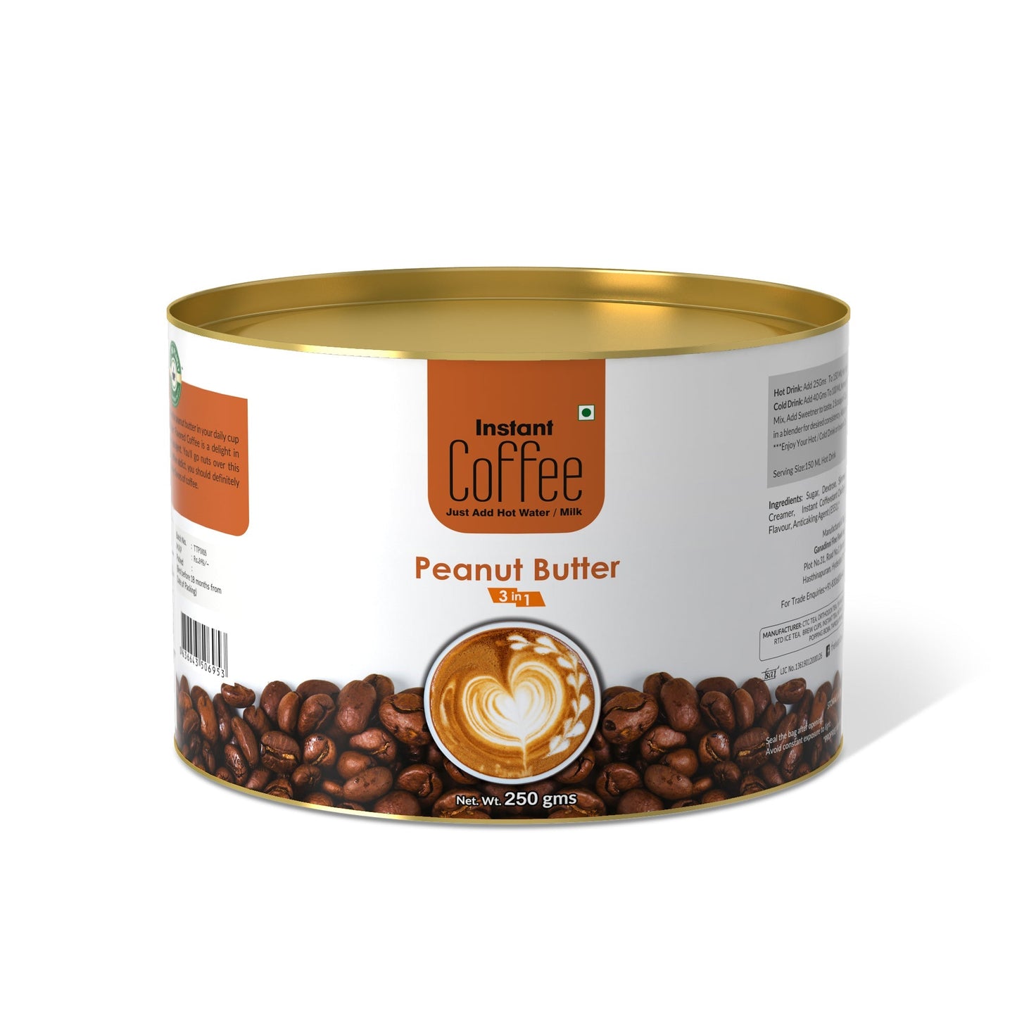 The Tea Planet Peanut Butter Coffee Premix (3 in 1)