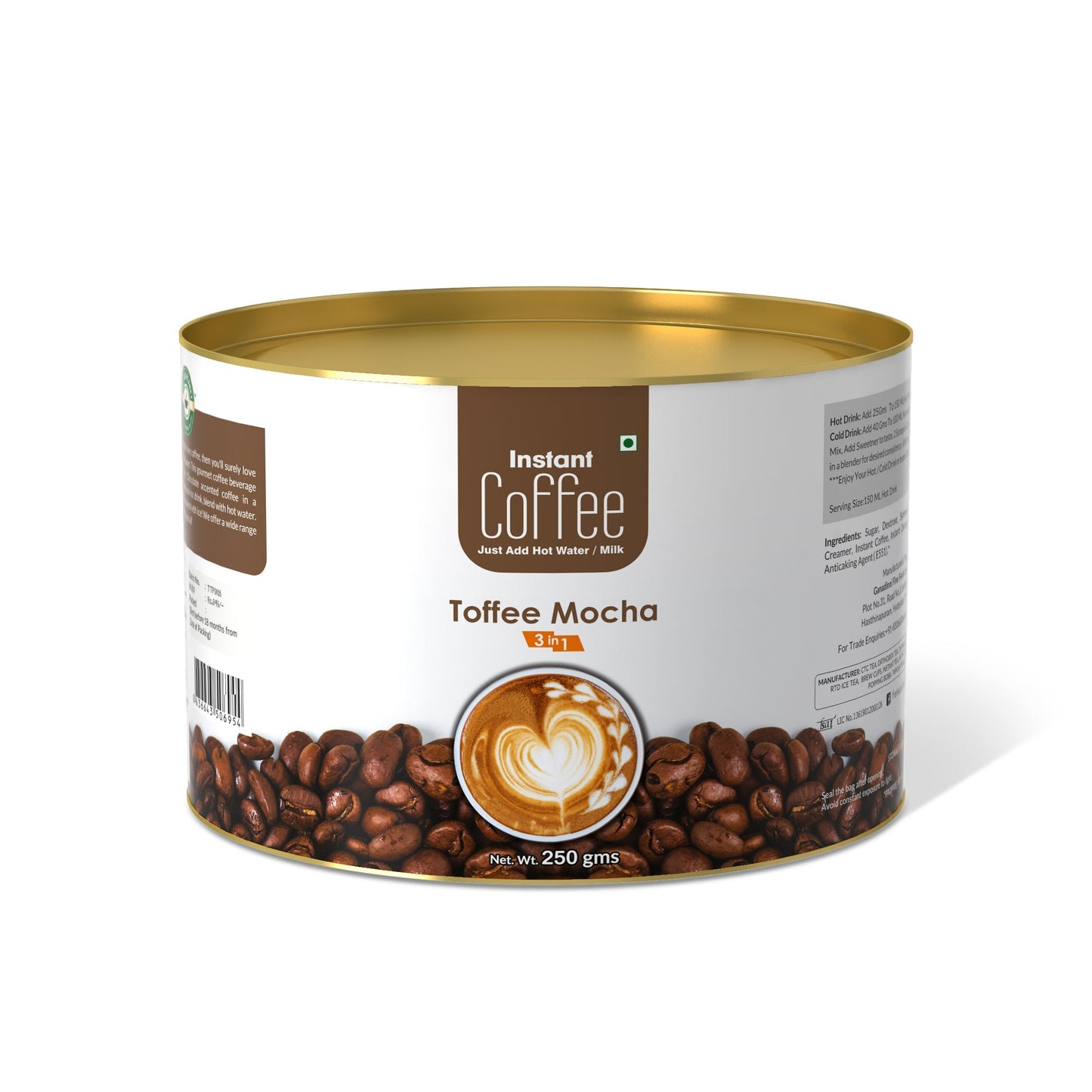 The Tea Planet Toffee Mocha Coffee Premix (3 in 1)