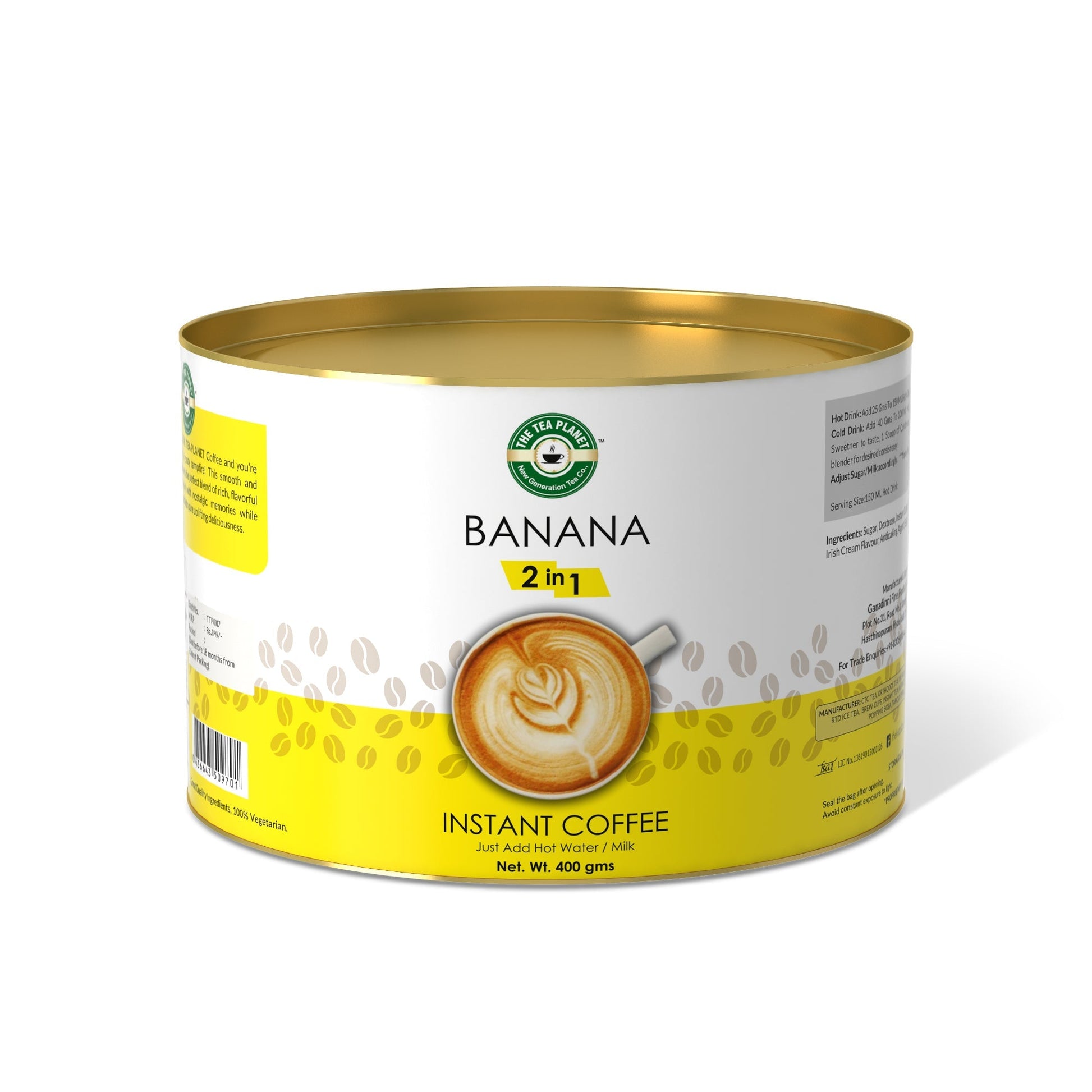 The Tea Planet Banana Coffee Premix (2 in 1)