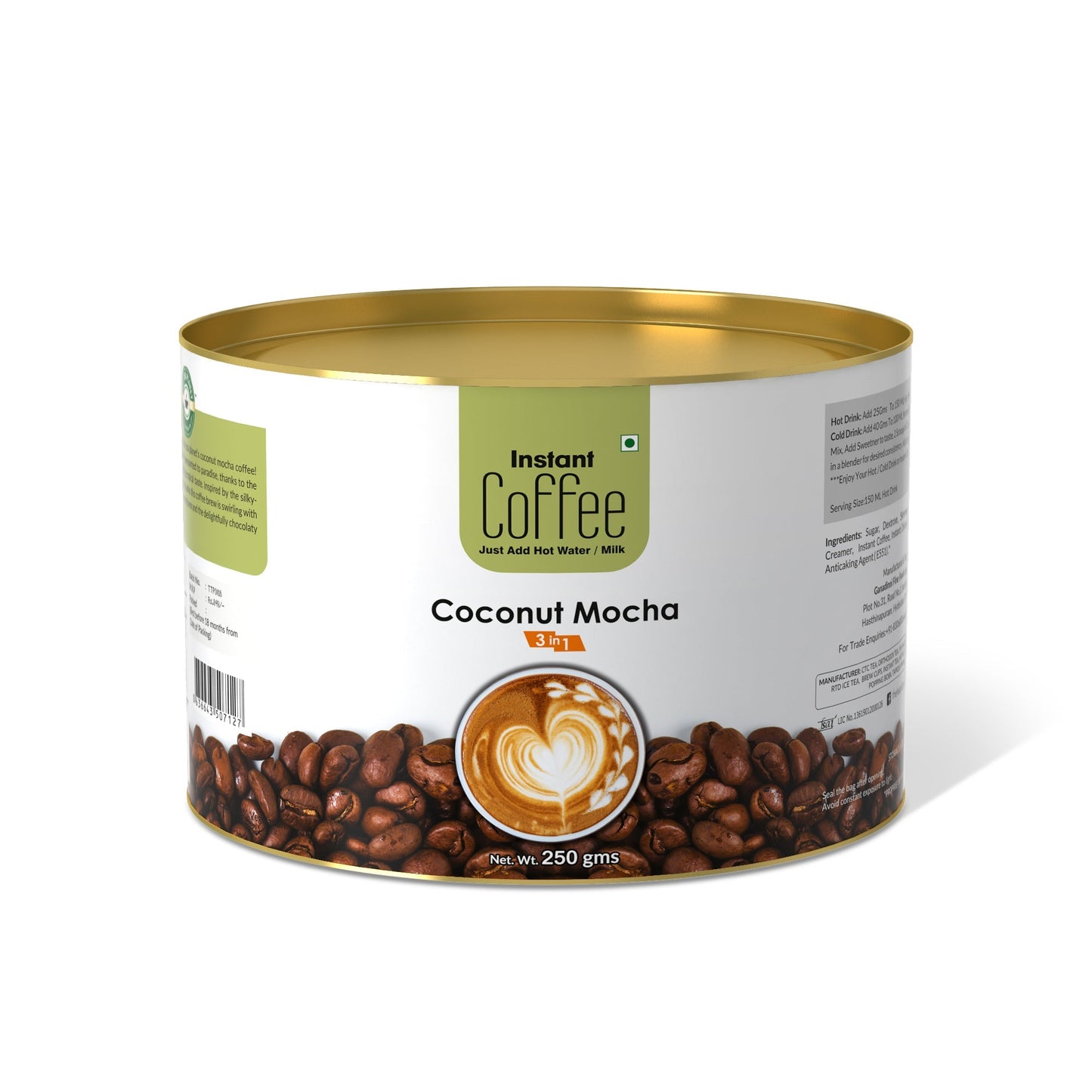 The Tea Planet Coconut Mocha Coffee Premix (3 in 1)