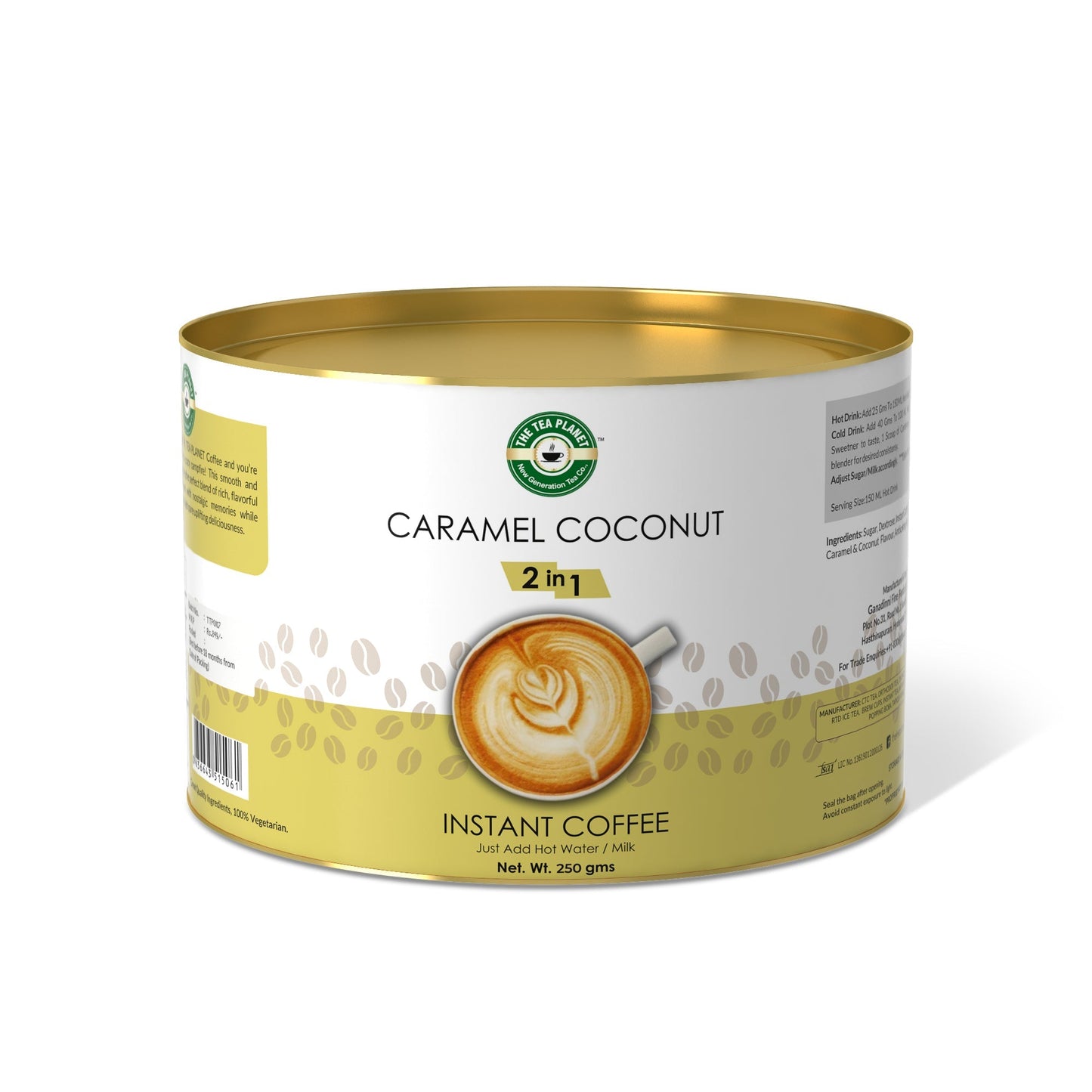 The Tea Planet Caramel Coconut Coffee Premix (2 in 1)