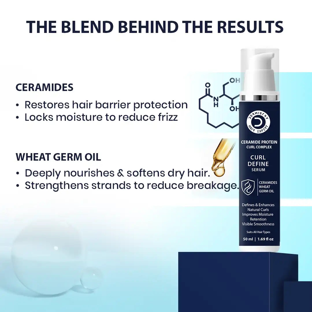Dermistry Curl Defining Hair Serum frizz control