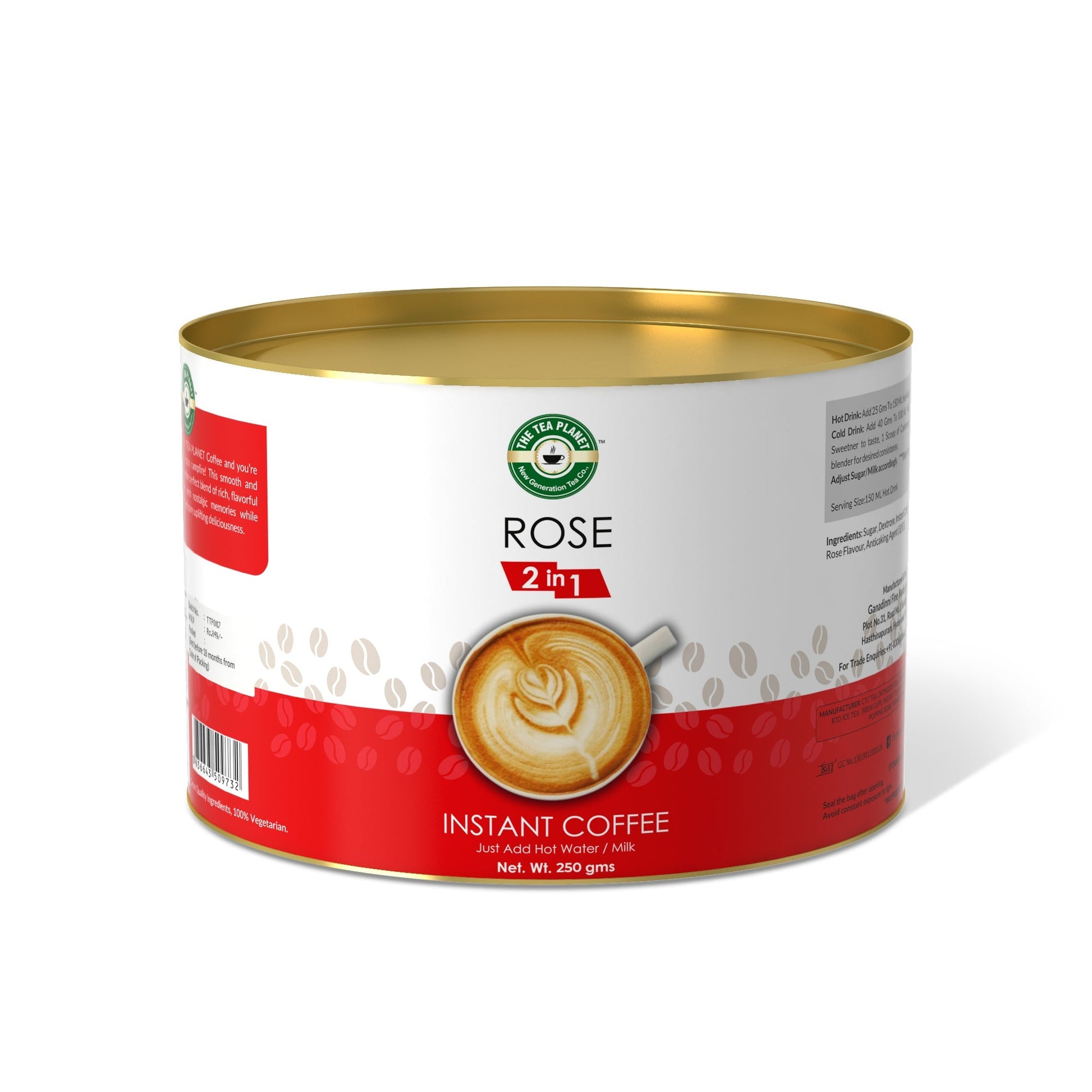 The Tea Planet Rose Coffee Instant Premix (2 in 1)