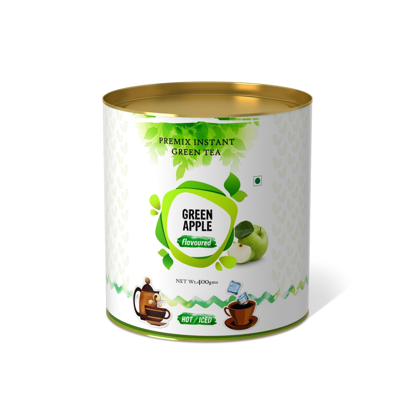 The Tea Planet Green Apple Flavoured Instant Green Tea