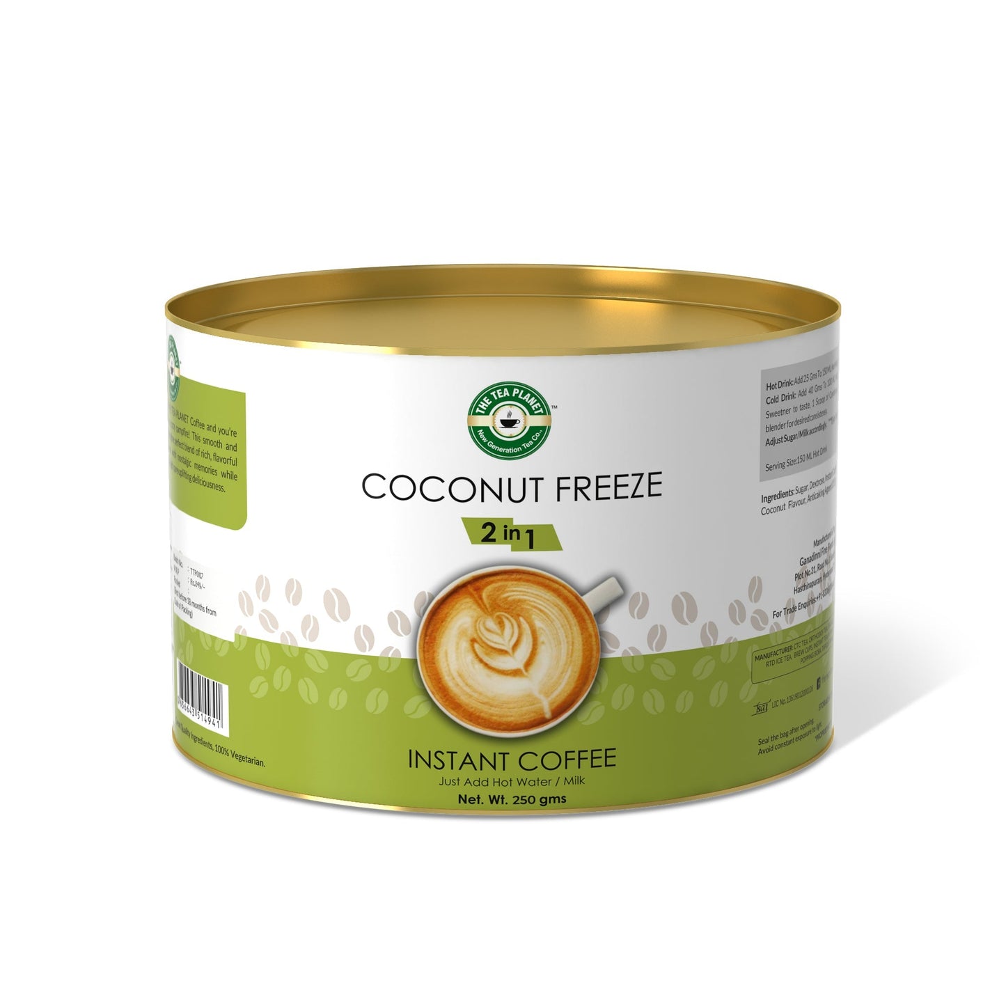 The Tea Planet Coconut Freeze Coffee Premix (2 in 1)