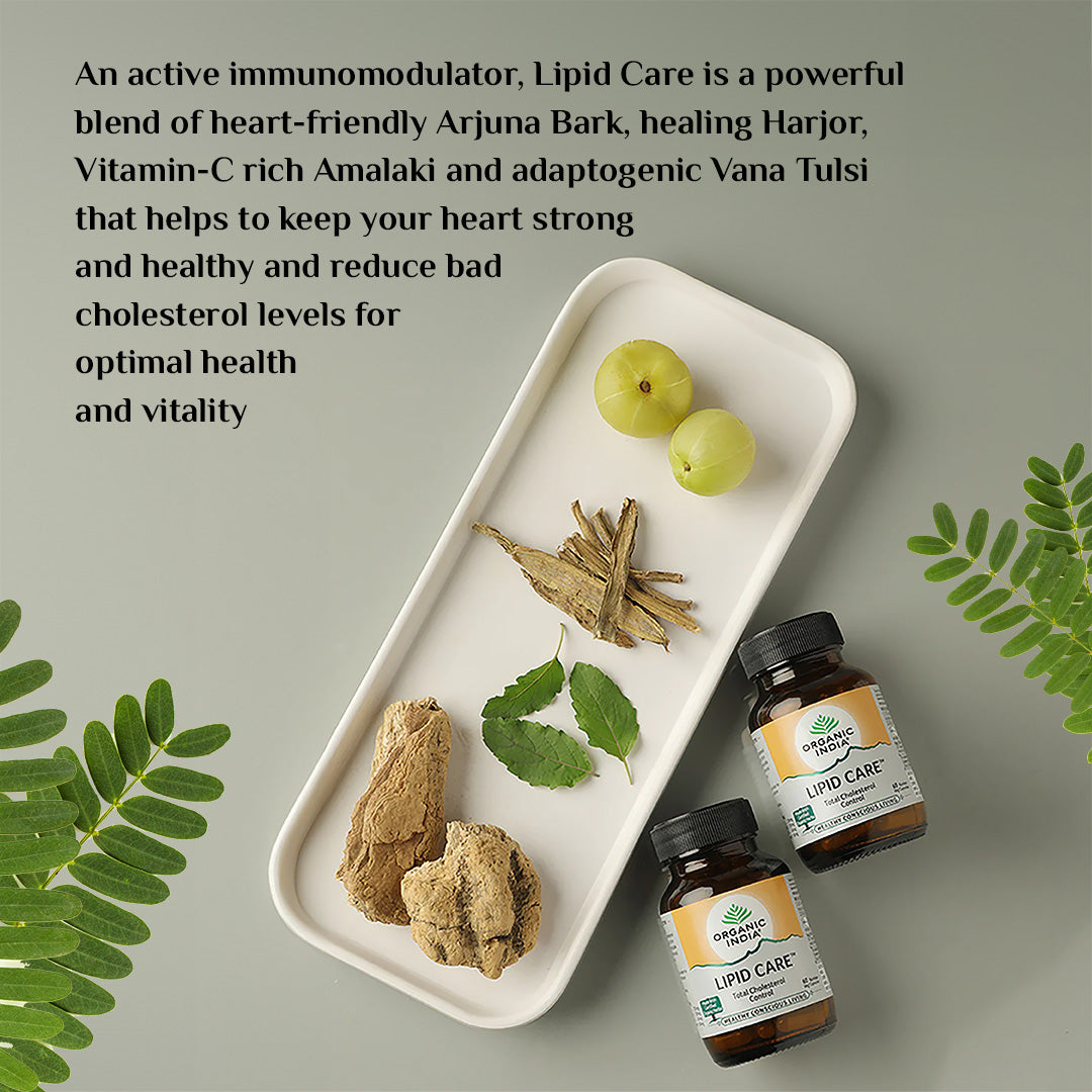 Organic India Lipid Care Capsule bottle - PUSHMYCART