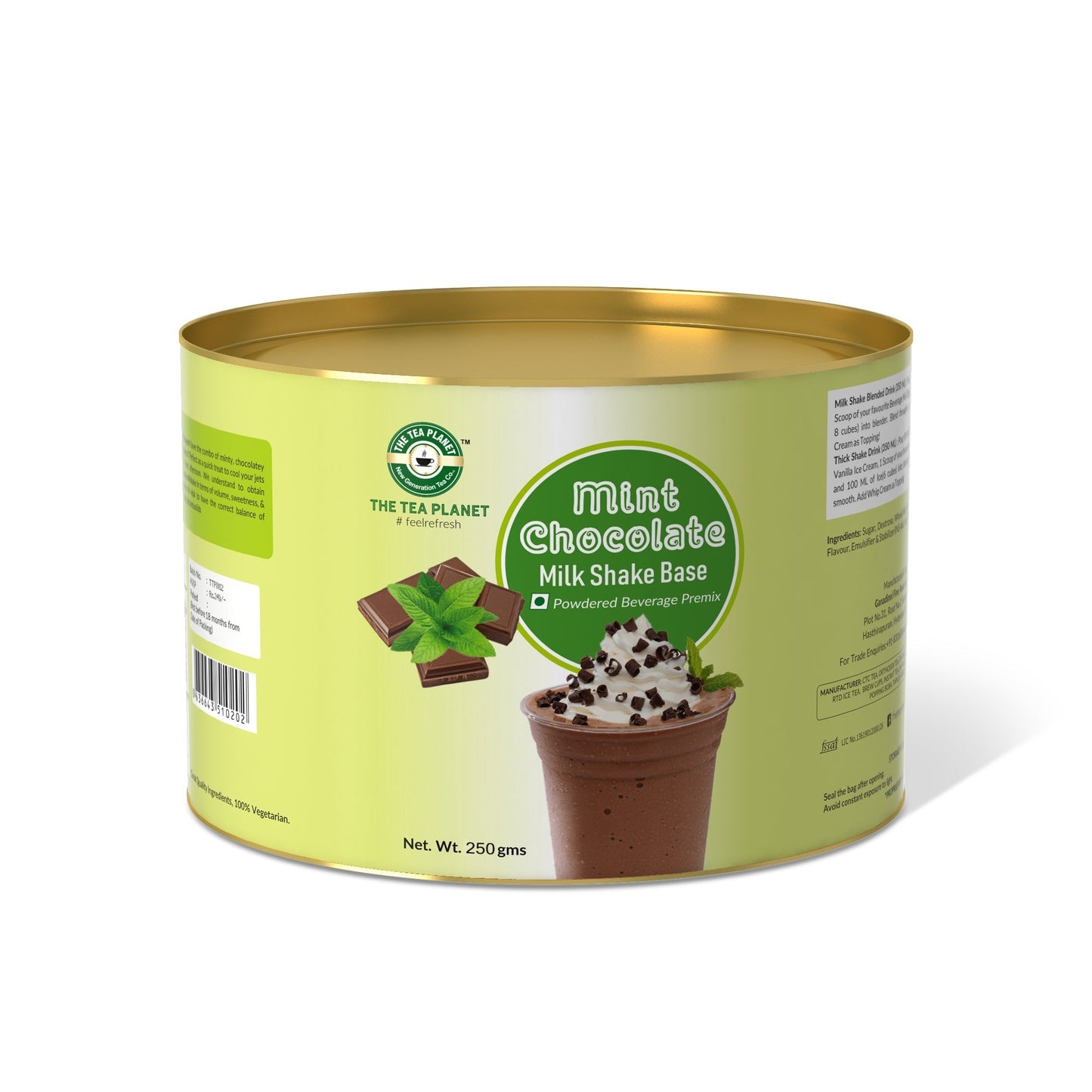 The Tea Planet Milkshake Mix Mint Chocolate