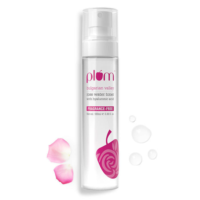 Plum Bulgarian Valley Rose Water Toner For Dry Skin