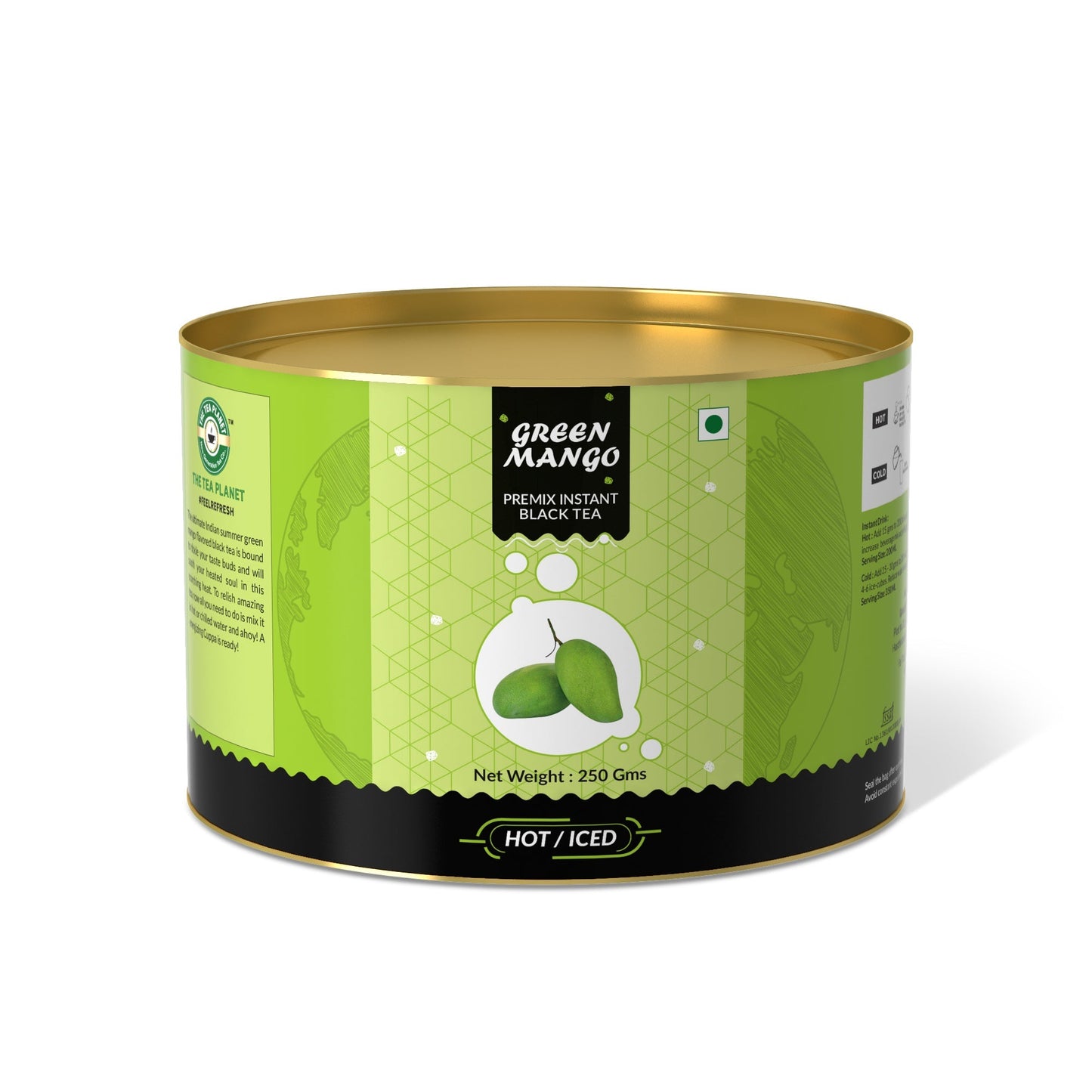 The Tea Planet Green Mango Flavoured Instant Black Tea