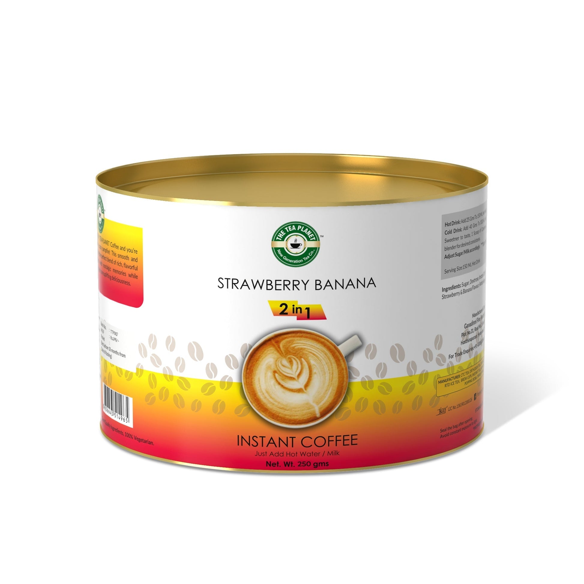 The Tea Planet Strawberry Banana Coffee Premix (2 in 1)