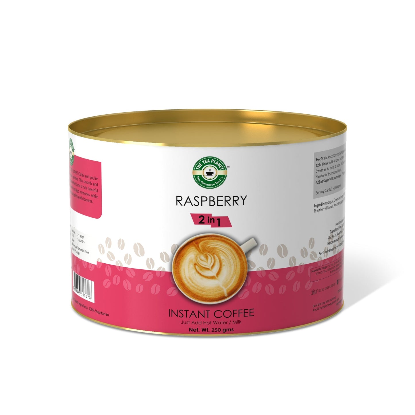 The Tea Planet Raspberry Coffee Premix (2 in 1)