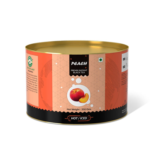 The Tea Planet Peach Flavoured Instant Black Tea