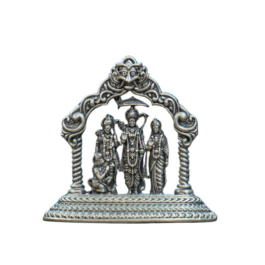 Mahita Collections Pure Silver Antique Rama Family With Frame 14.19G