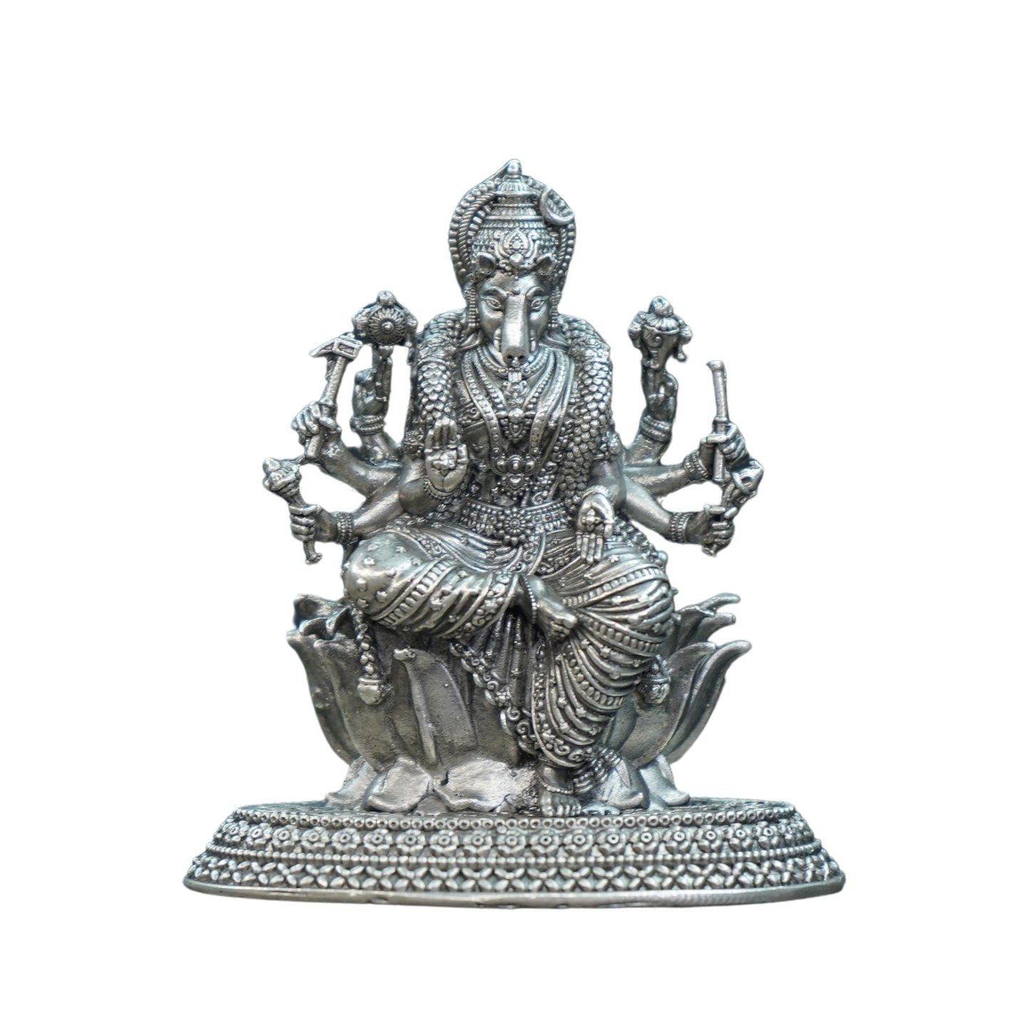 Mahita Collections Pure Silver Antique Varahidevi Idol Small 52.43G