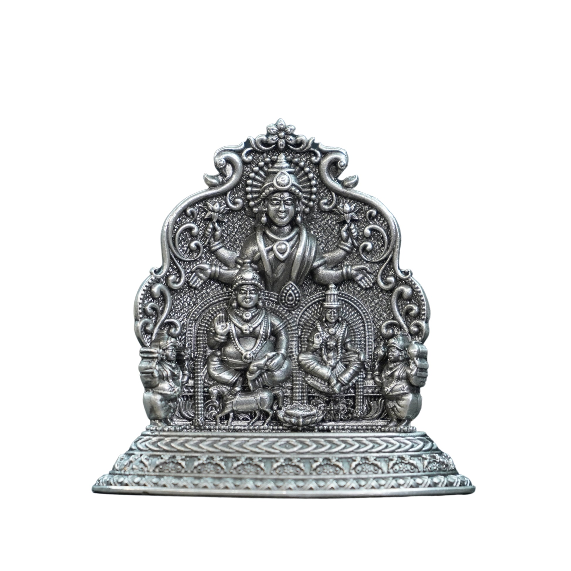 Mahita Collections Pure Silver Antique Kuber Family 52.22G