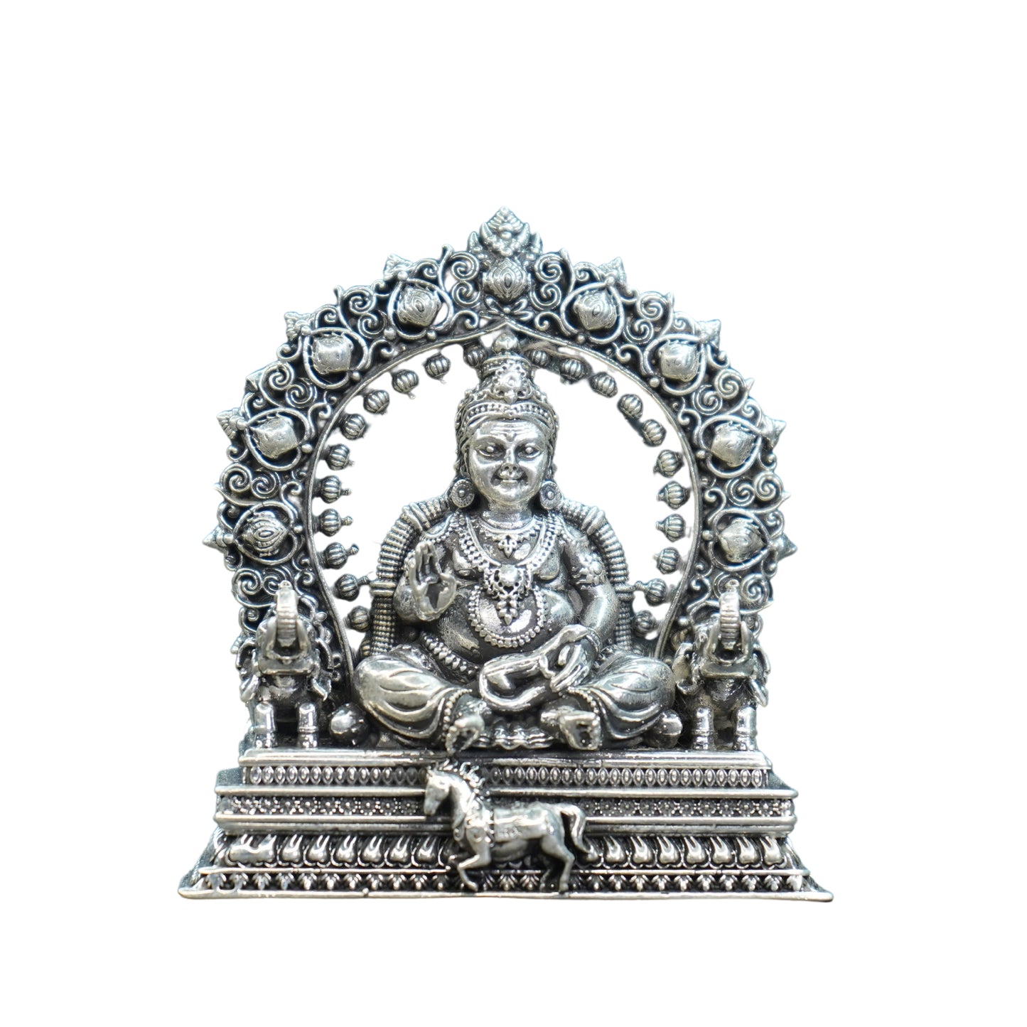 Mahita Collections Pure Silver Antique Kubera 79.69G