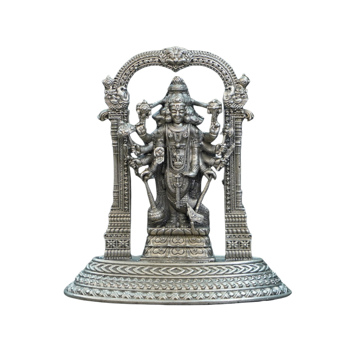 Mahita Collections Pure Silver Antique Dhashavathar Big 75.99G