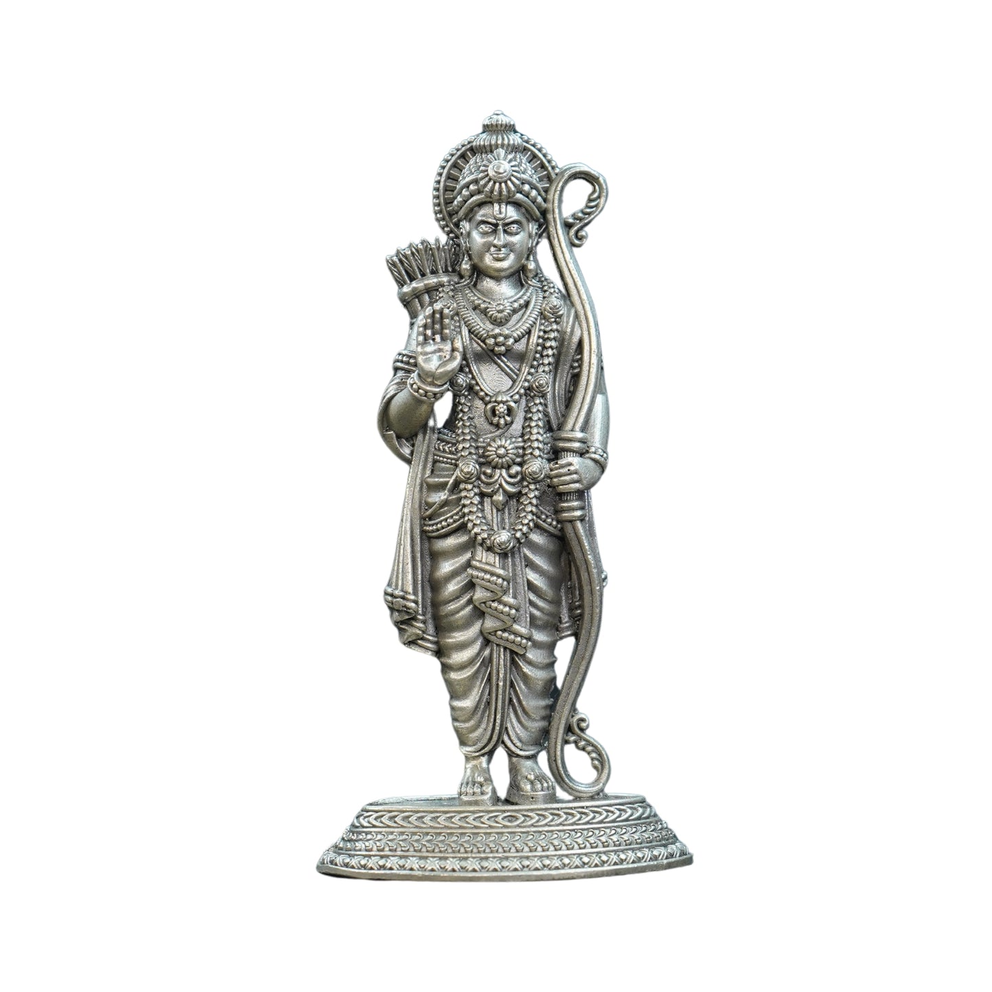 Mahita Collections Pure Silver Antique Rama Idol 58.95G