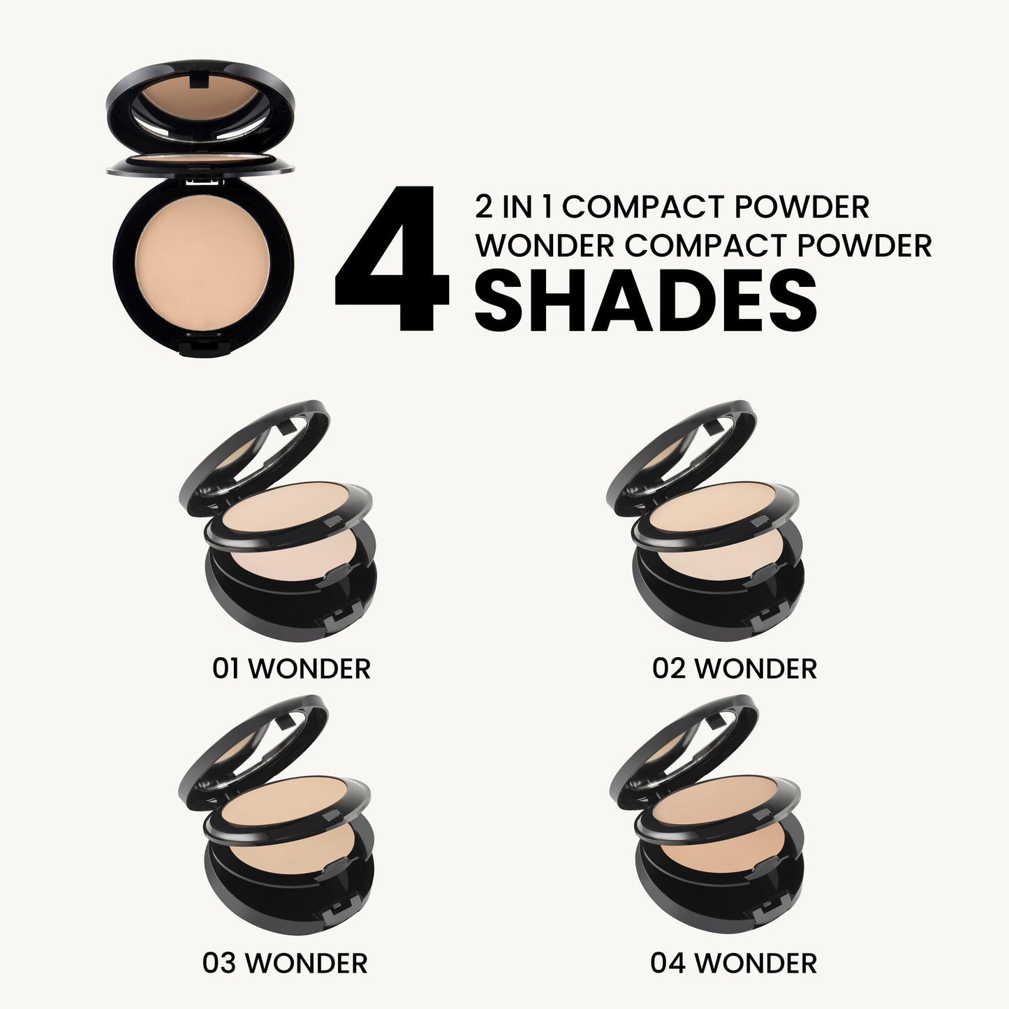 Mars 2 in 1 Compact Powder | Wonder Compact Powder