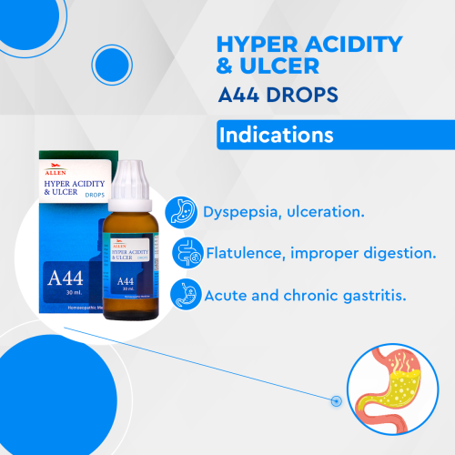 Allen A44 Hyper Acidity & Ulcer Drop - PUSHMYCART