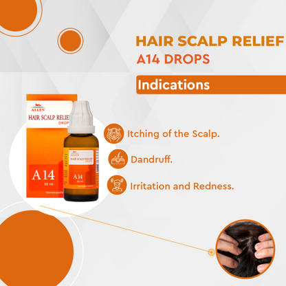 Allen A14 Hair Scalp Relief Drop - PUSHMYCART