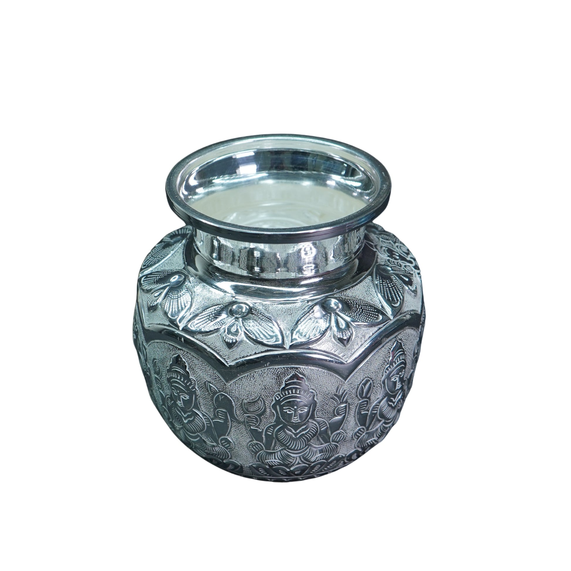 Mahita Collections Pure Silver Ashta Laxmi Lota 206.04g