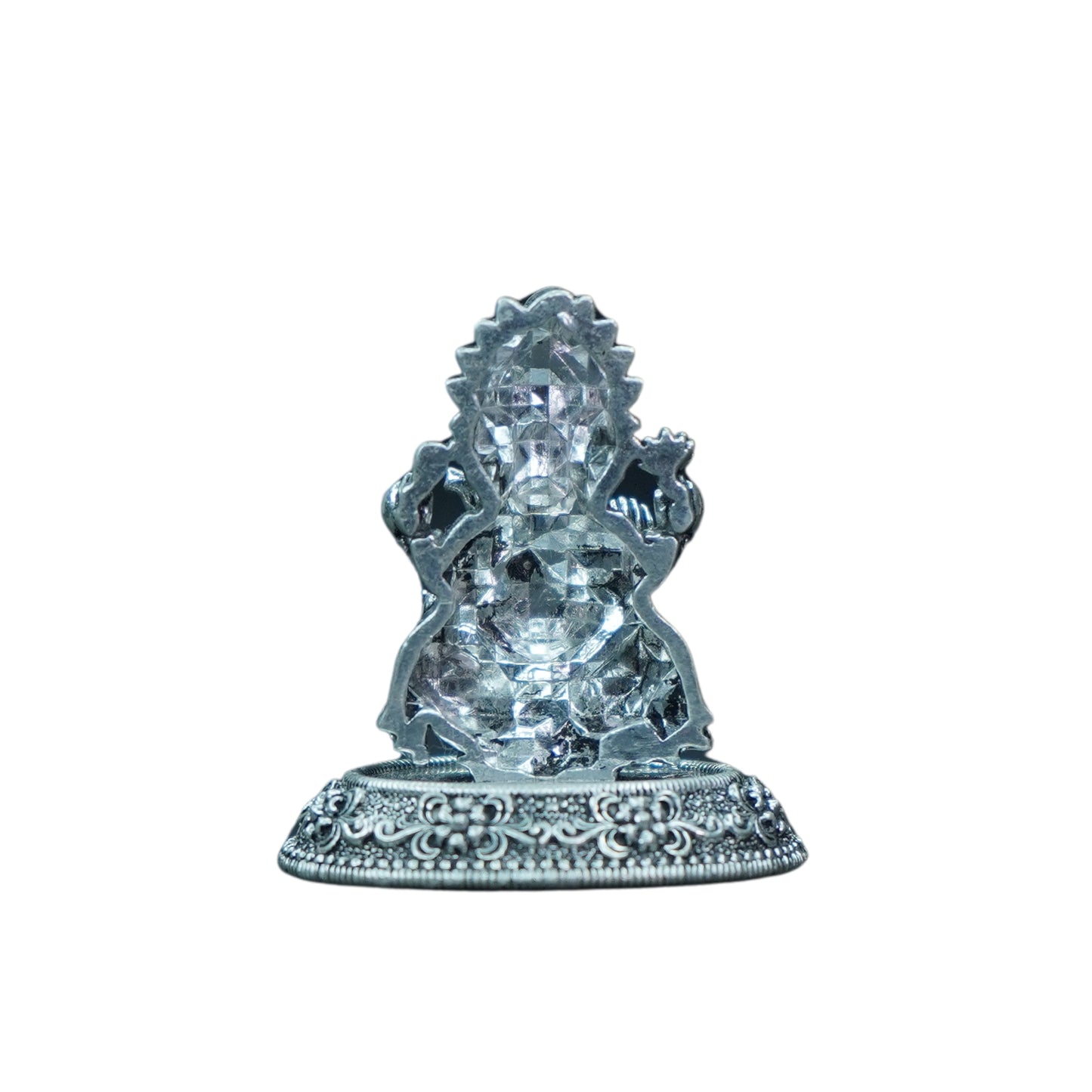 Mahita Collections Pure Silver Antique Ganesh 16.16g