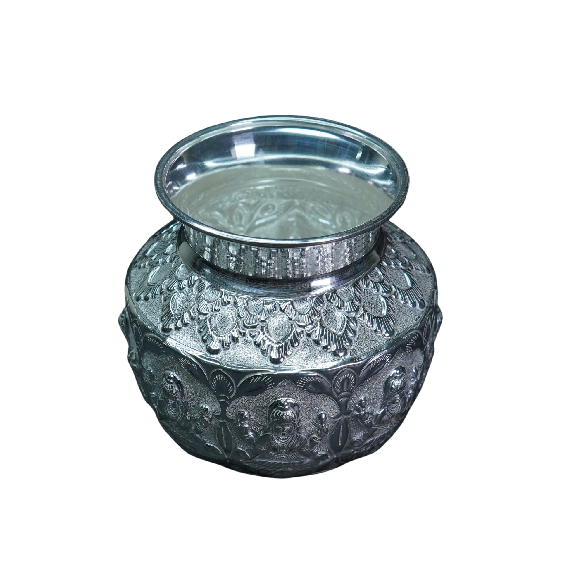 Mahita Collections Pure Silver Ashta Laxmi Lota 251.94g