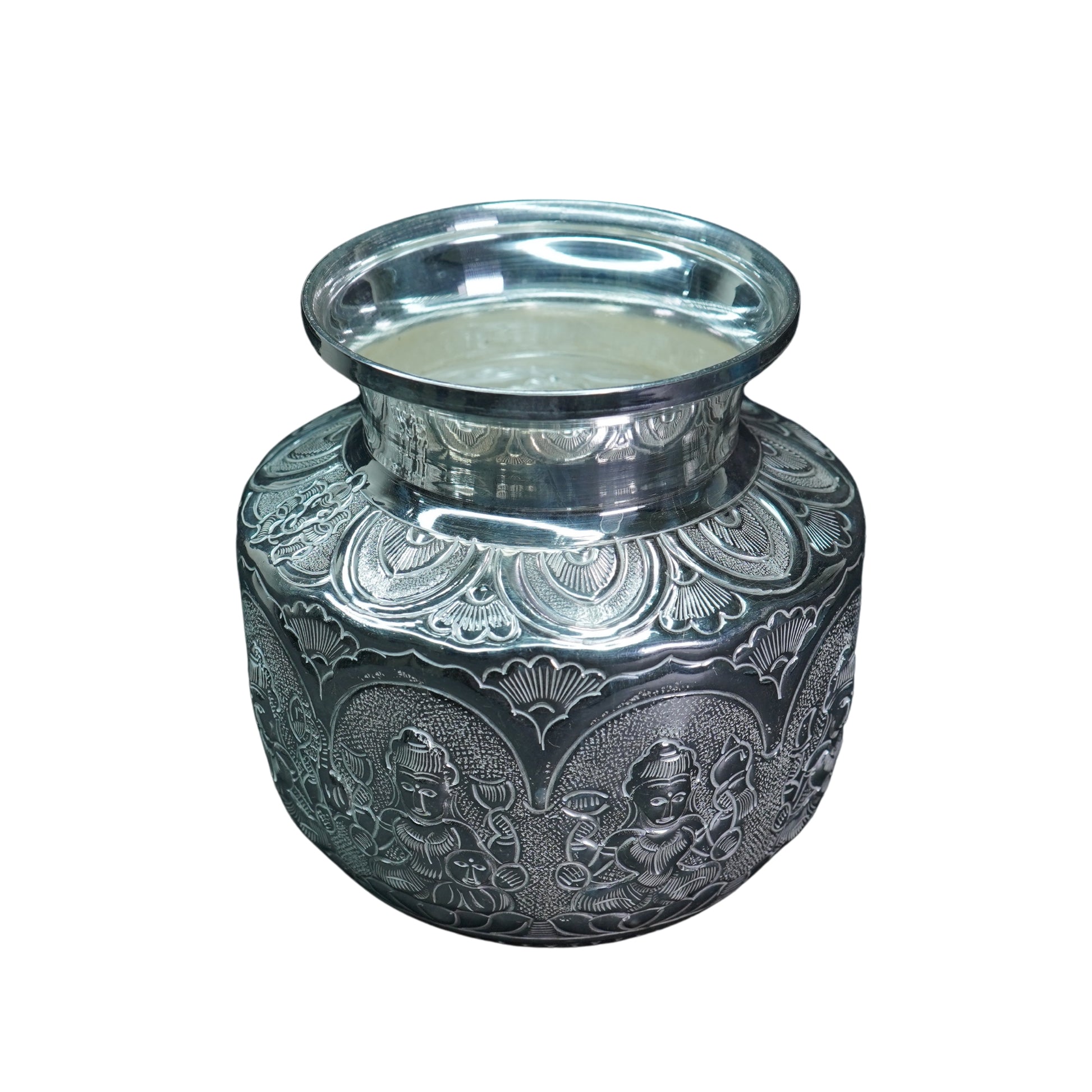 Mahita Collections Pure Silver Ashta Laxmi Lota 348.27g