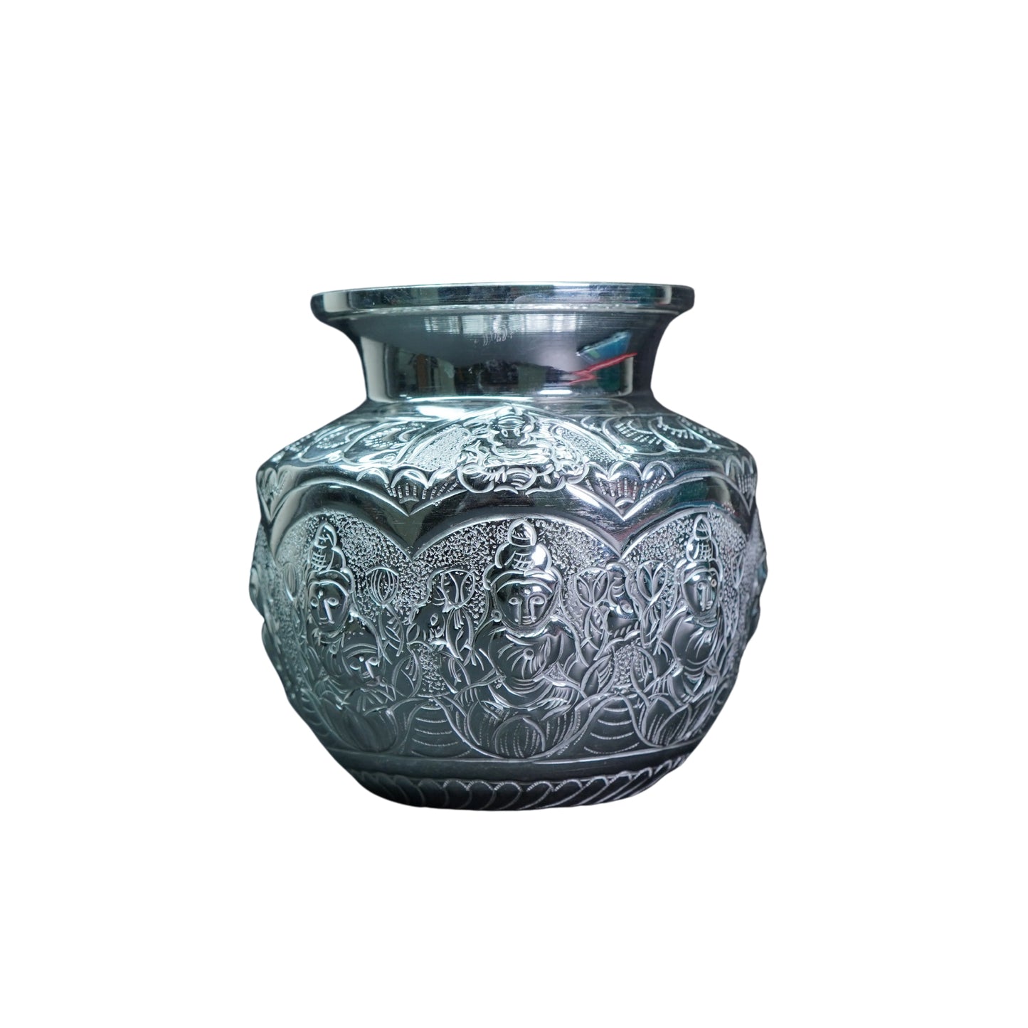 Mahita Collections Pure Silver Ashta Laxmi Lota 160g