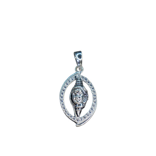 Pure Silver Shiva Face 3.11G by Mahita Collection