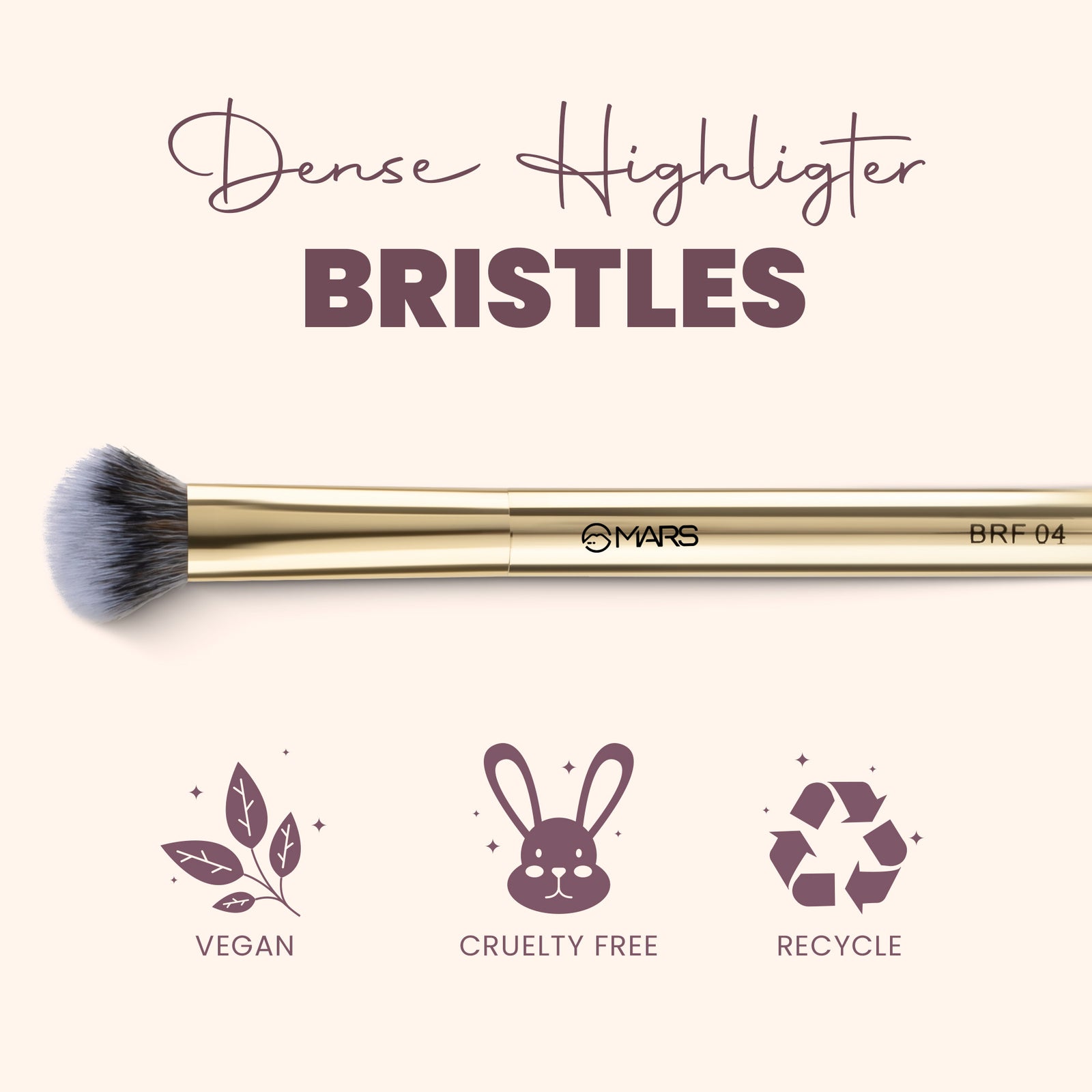 Mars Artist's Arsenal Brush | Dense Highlighter Brush