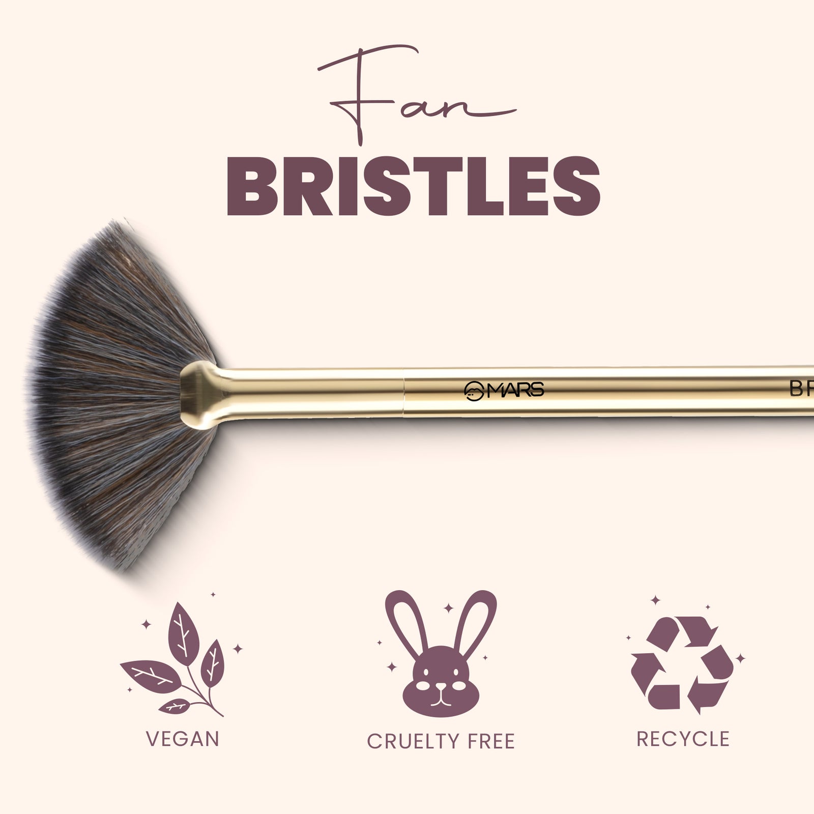 Mars Artist's Arsenal Brush | Fan Brush