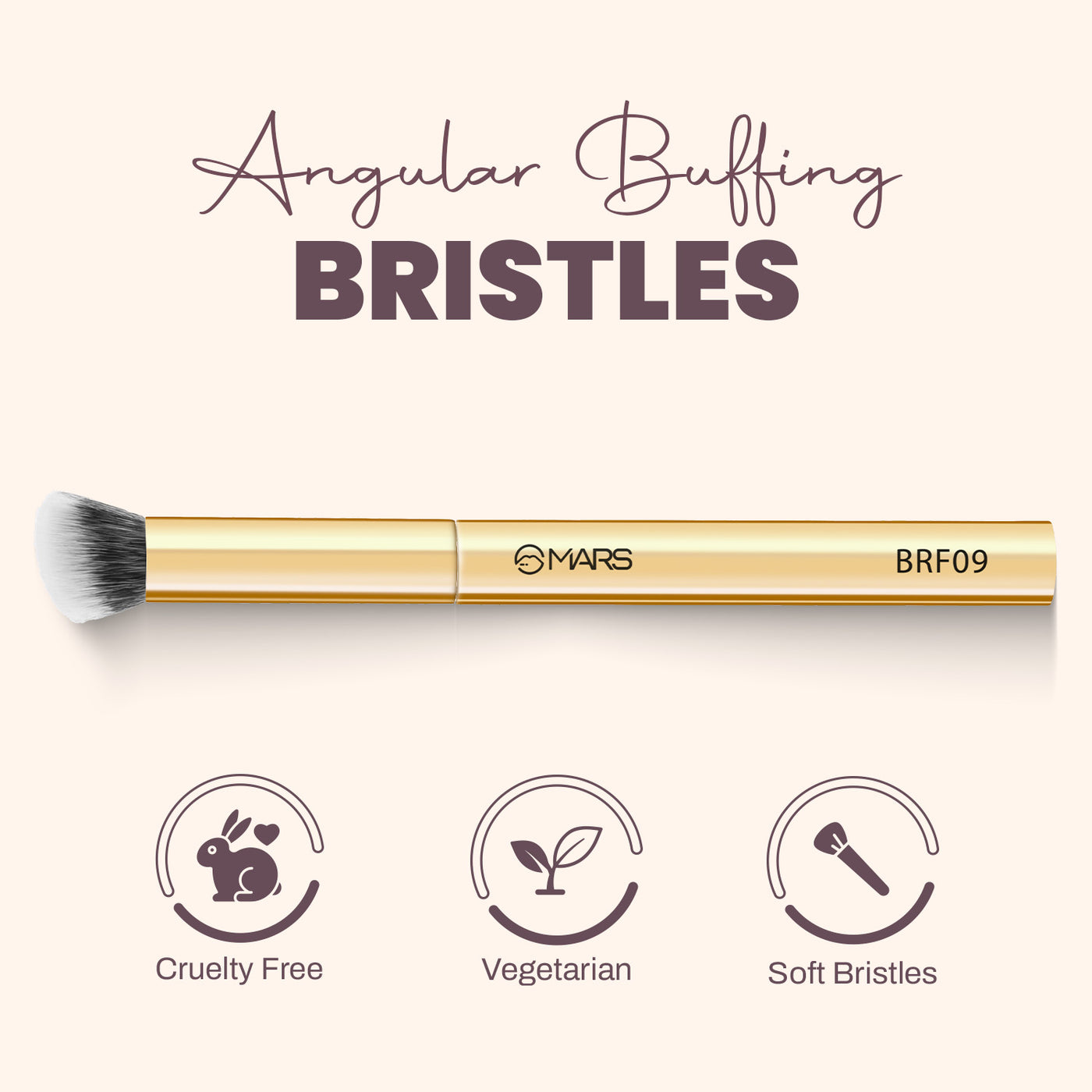 Mars Artist's Arsenal Angular Buffing Brush