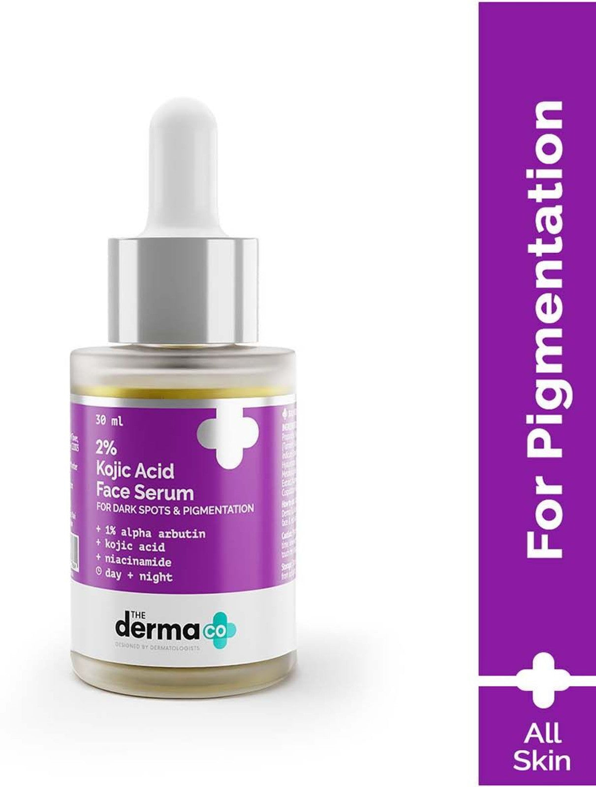 The-Derma-Co-2%-Kojic-Acid-Face-Serum-with-1%-Alpha-Arbutin-&-Niacinamide-for-Dark-Spots