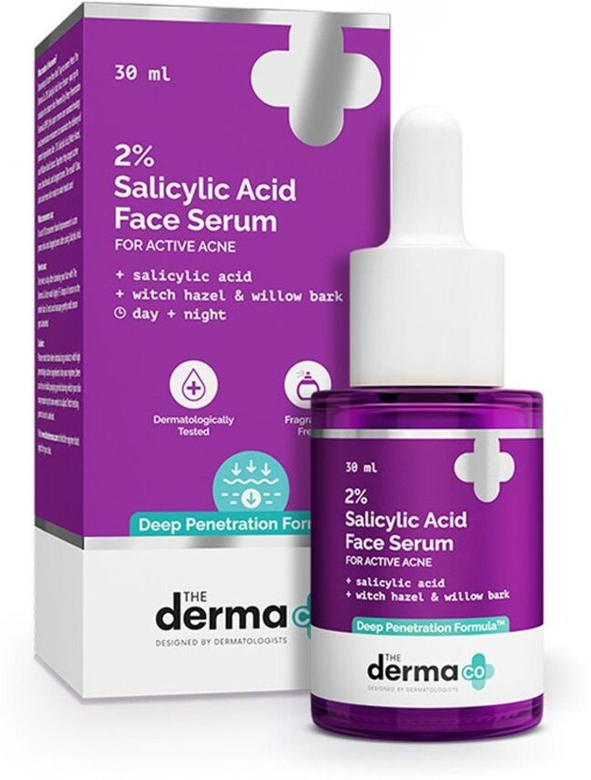 The-Derma-Co-2%-Salicylic-Acid-Serum-for-Acne,-Blackheads-&-Whiteheads-Removal-